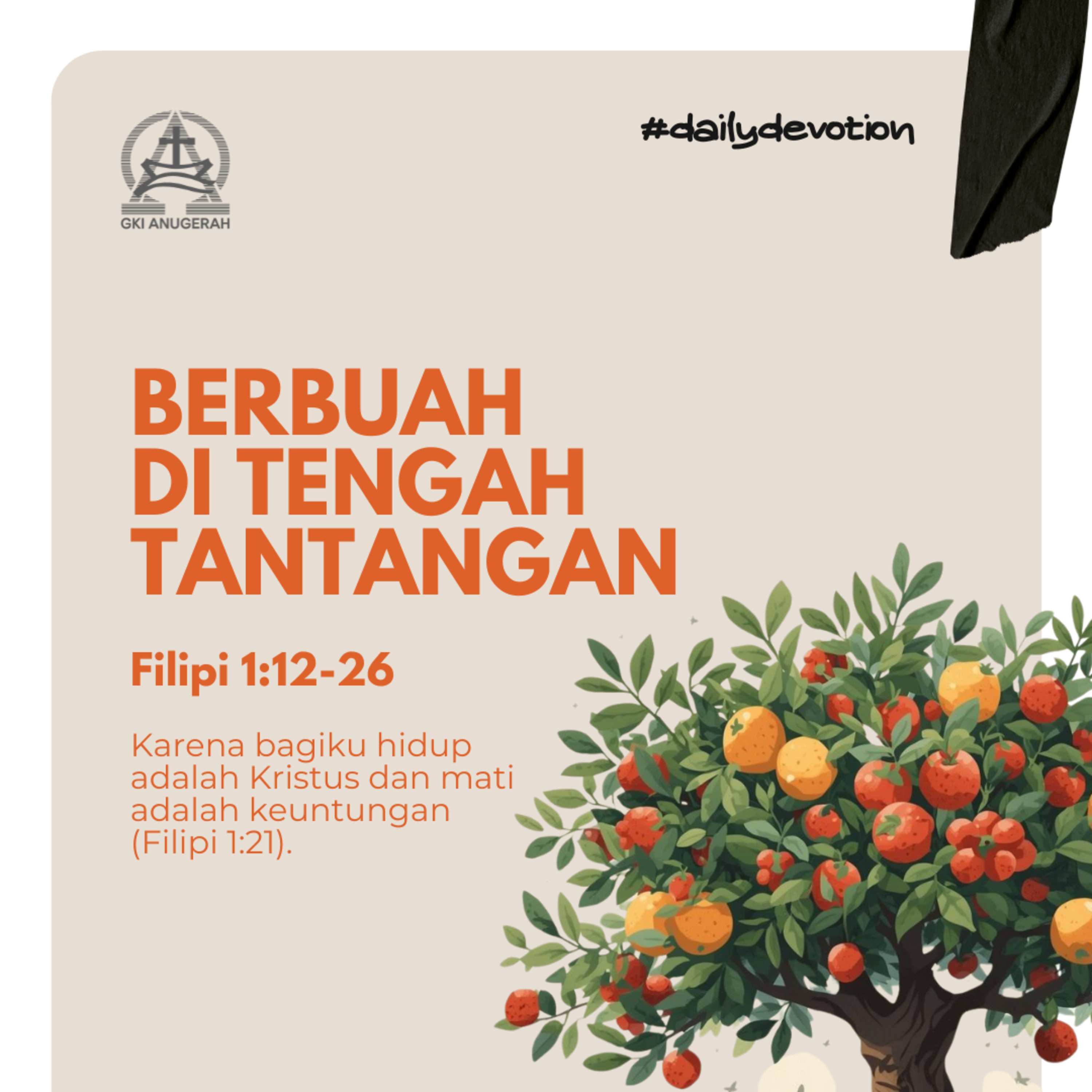 Berbuah di tengah Tantangan | Renungan Harian GKI Anugerah | 17 November 2025  episode artwork