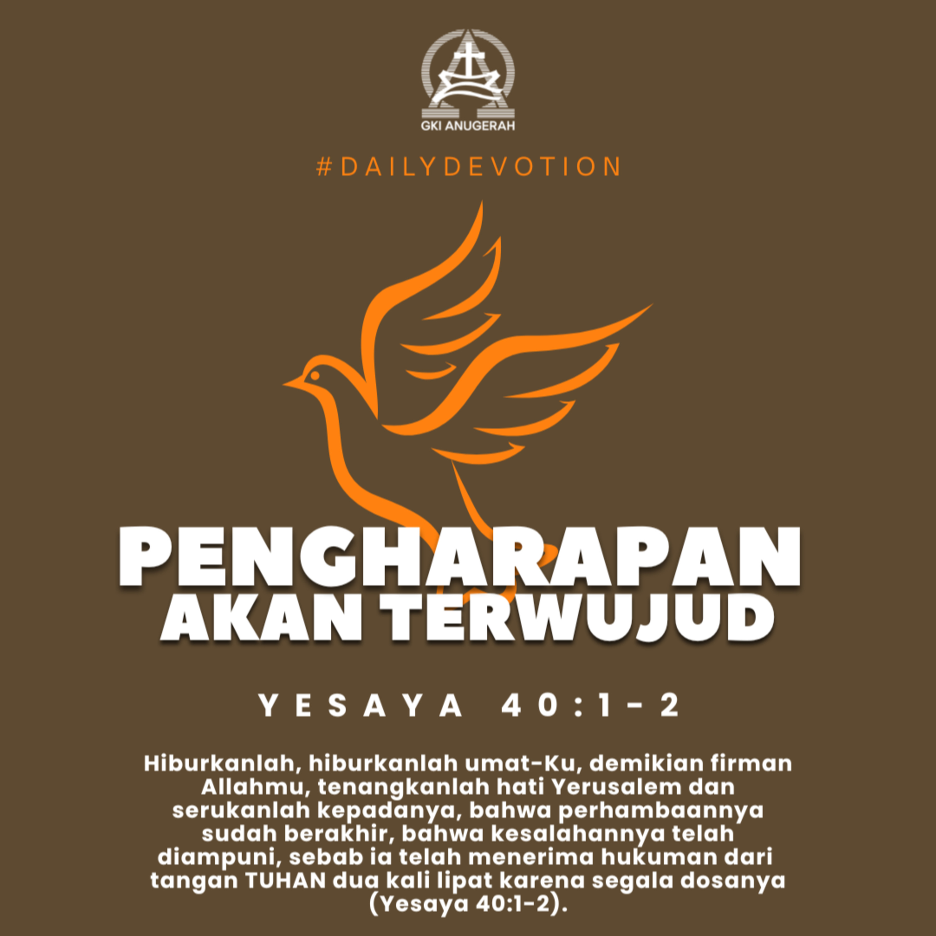 Pengharapan akan Terwujud | Renungan Harian GKI Anugerah | 02 Desember 2025  episode artwork