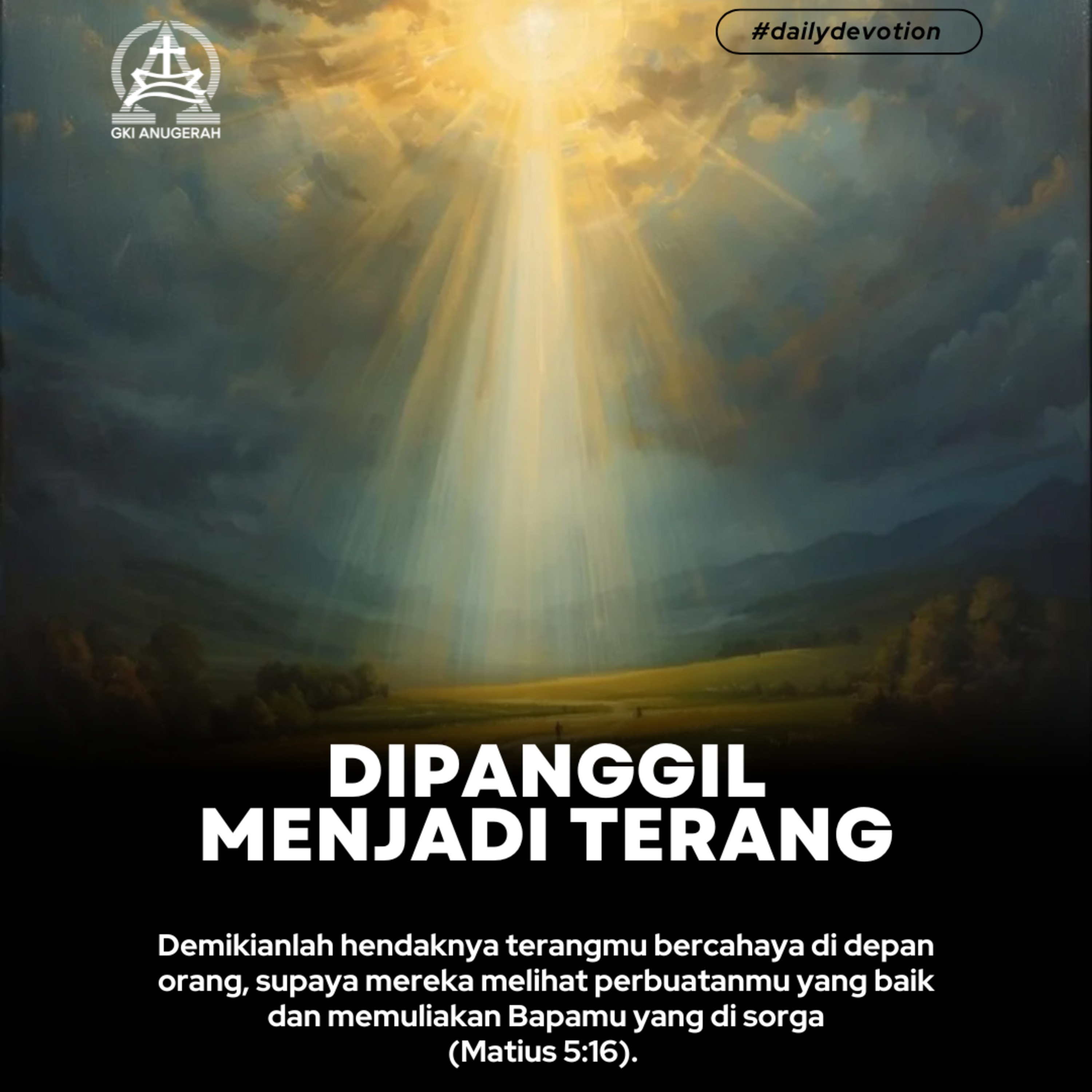Dipanggil Menjadi Terang | Renungan Harian GKI Anugerah | 13 Desember 2025  episode artwork