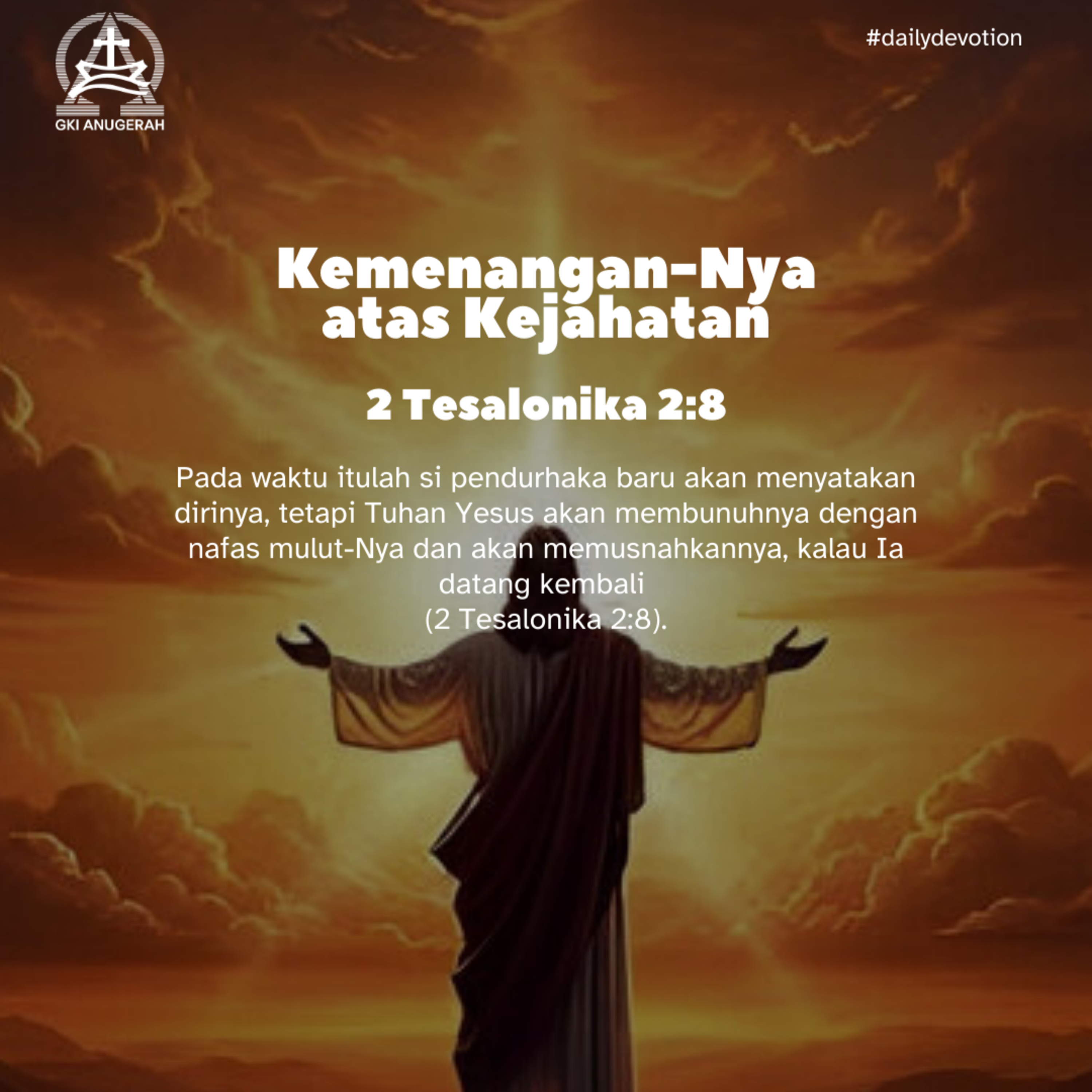 Kemenangan-Nya atas Kejahatan | Renungan Harian GKI Anugerah | 20 Desember 2025  episode artwork