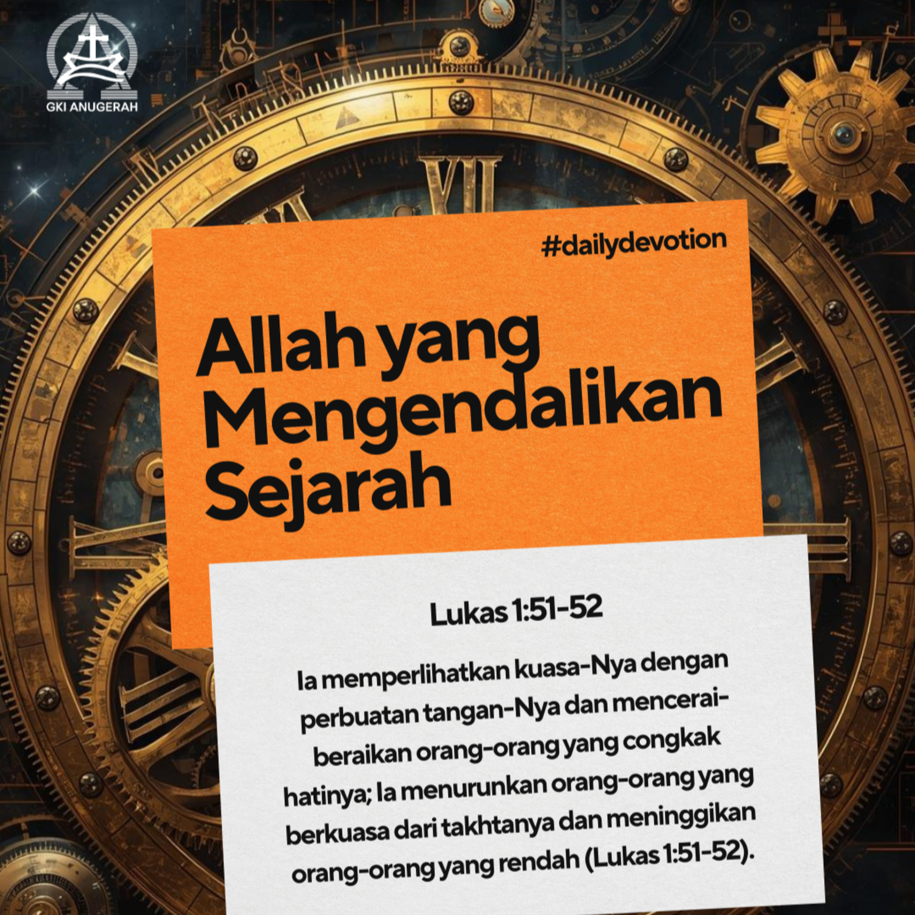 Allah yang Mengendalikan Sejarah | Renungan Harian GKI Anugerah | 23 Desember 2025  episode artwork