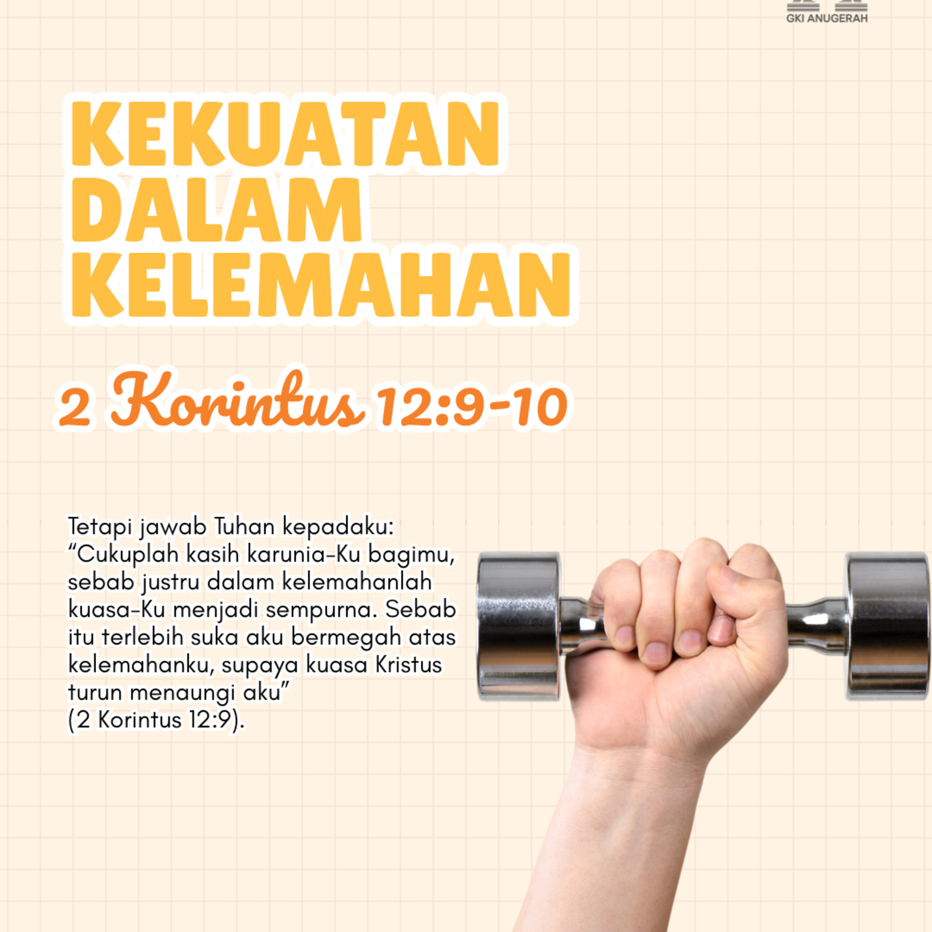 Kekuatan dalam Kelemahan | Renungan Harian GKI Anugerah | 21 Januari 2026  episode artwork
