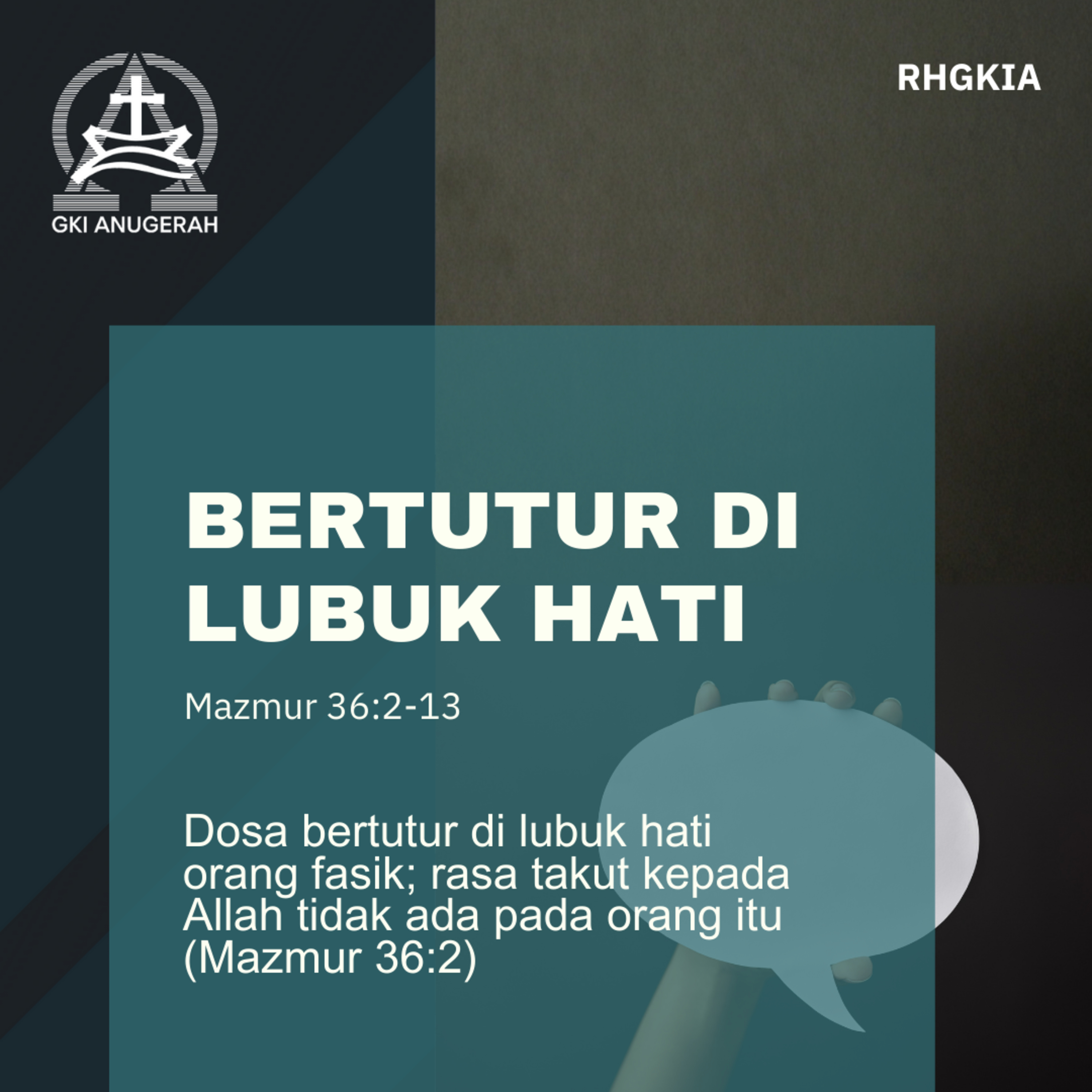 Bertutur di Lubuk Hati | Renungan Harian GKI Anugerah | 09 Februari 2026  episode artwork