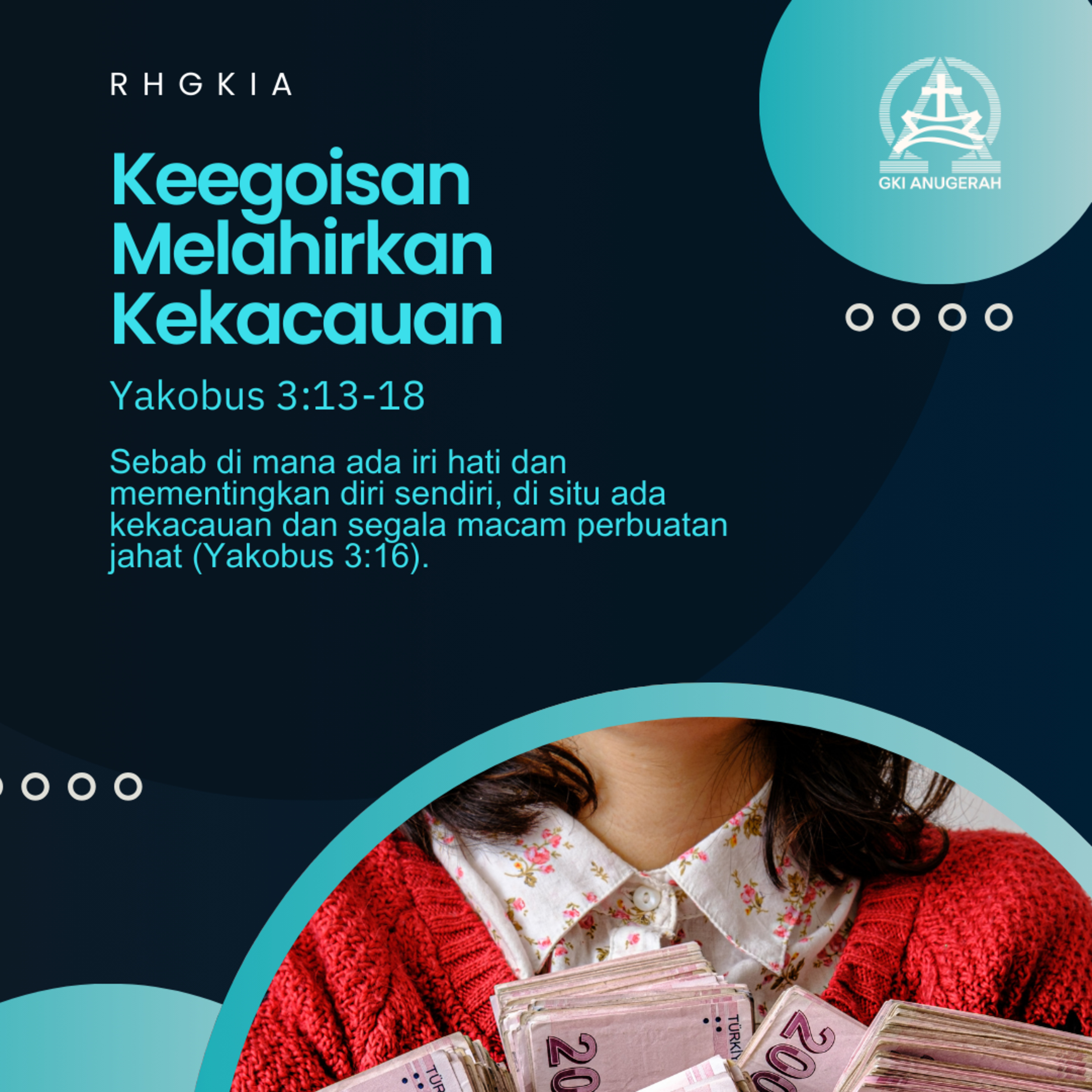 Keegoisan Melahirkan Kekacauan | Renungan Harian GKI Anugerah | 19 Februari 2026  episode artwork