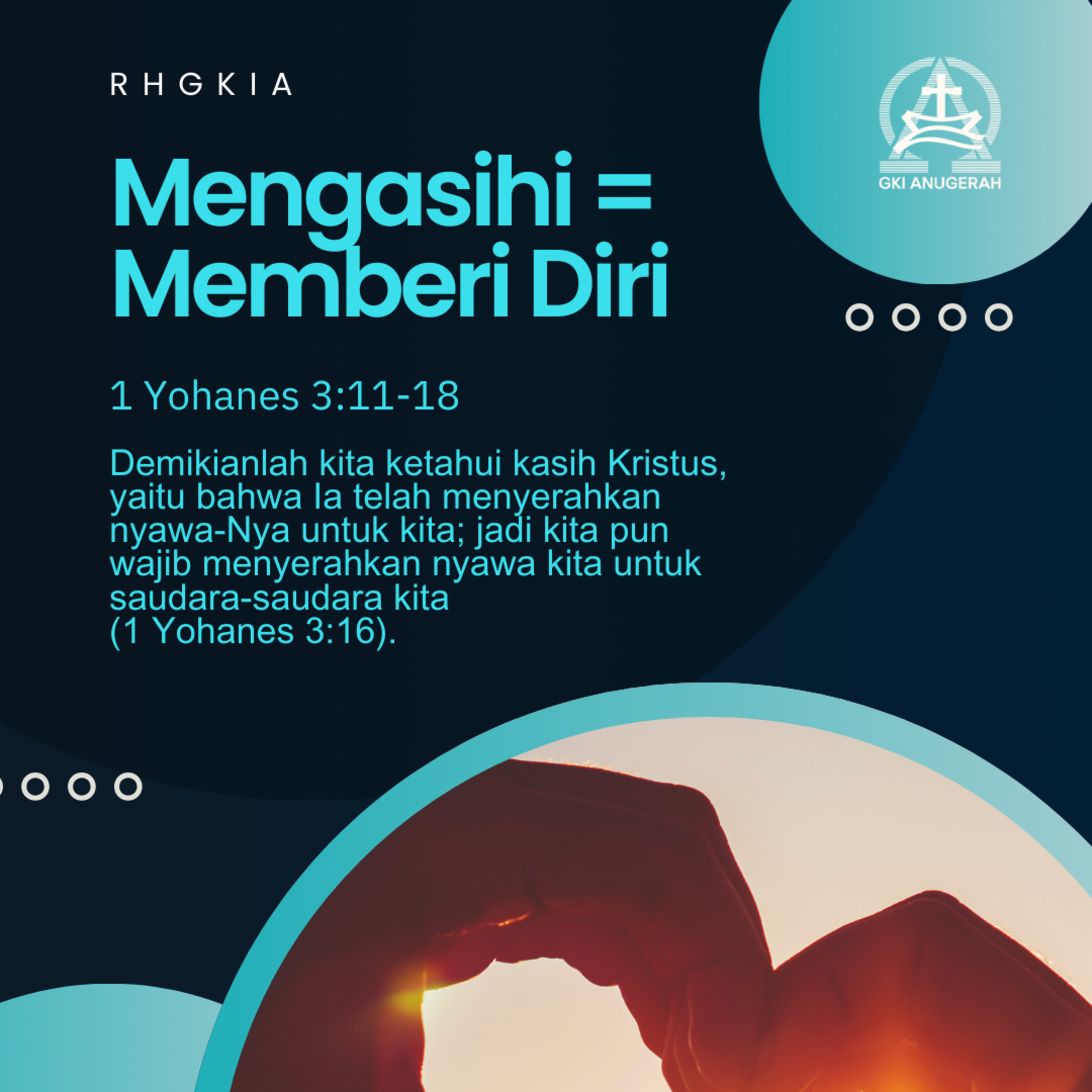 Mengasihi = Memberi Diri | Renungan Harian GKI Anugerah | 21 Februari 2026  episode artwork
