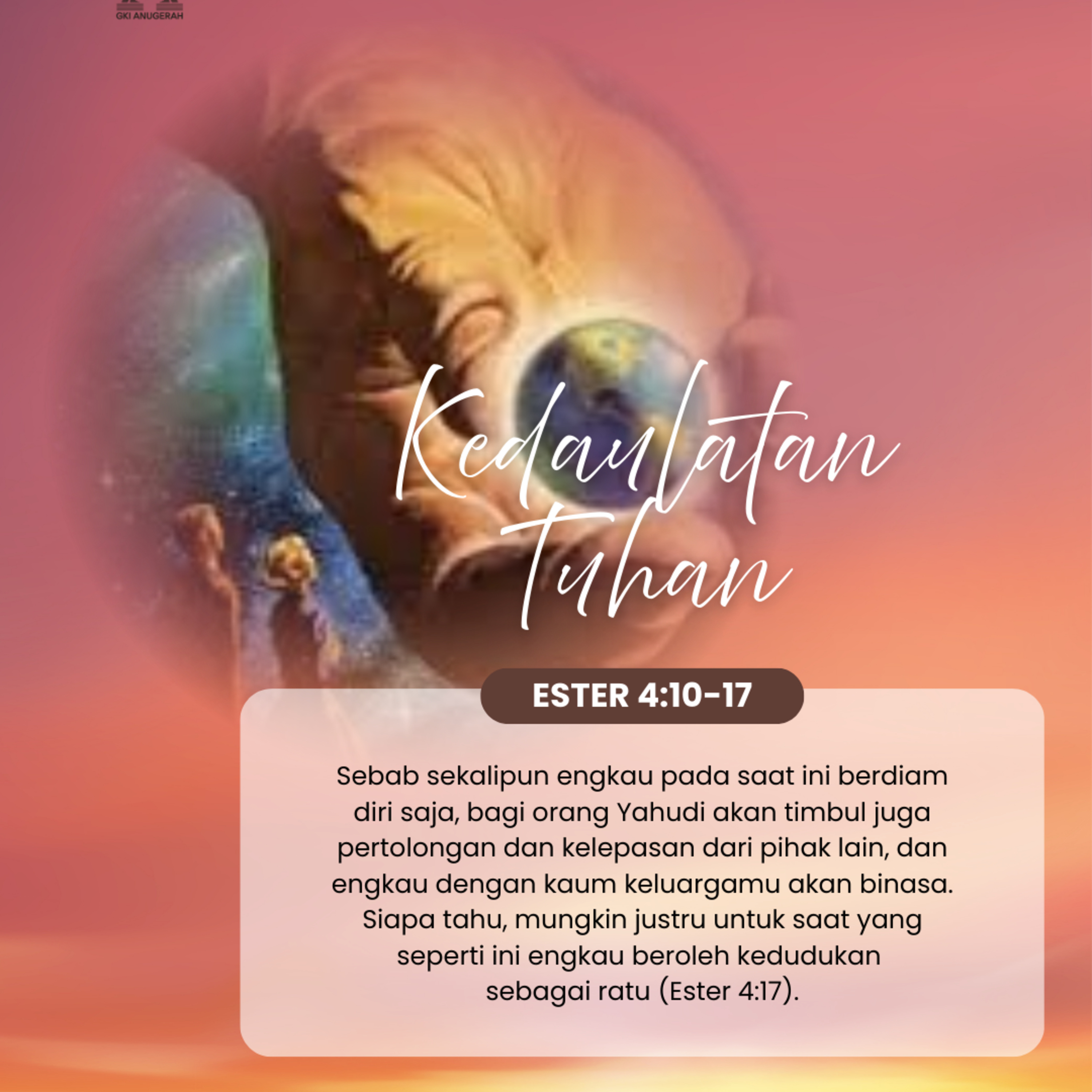 Kedaulatan Tuhan | Renungan Harian GKI Anugerah | 04 Maret 2026 episode artwork