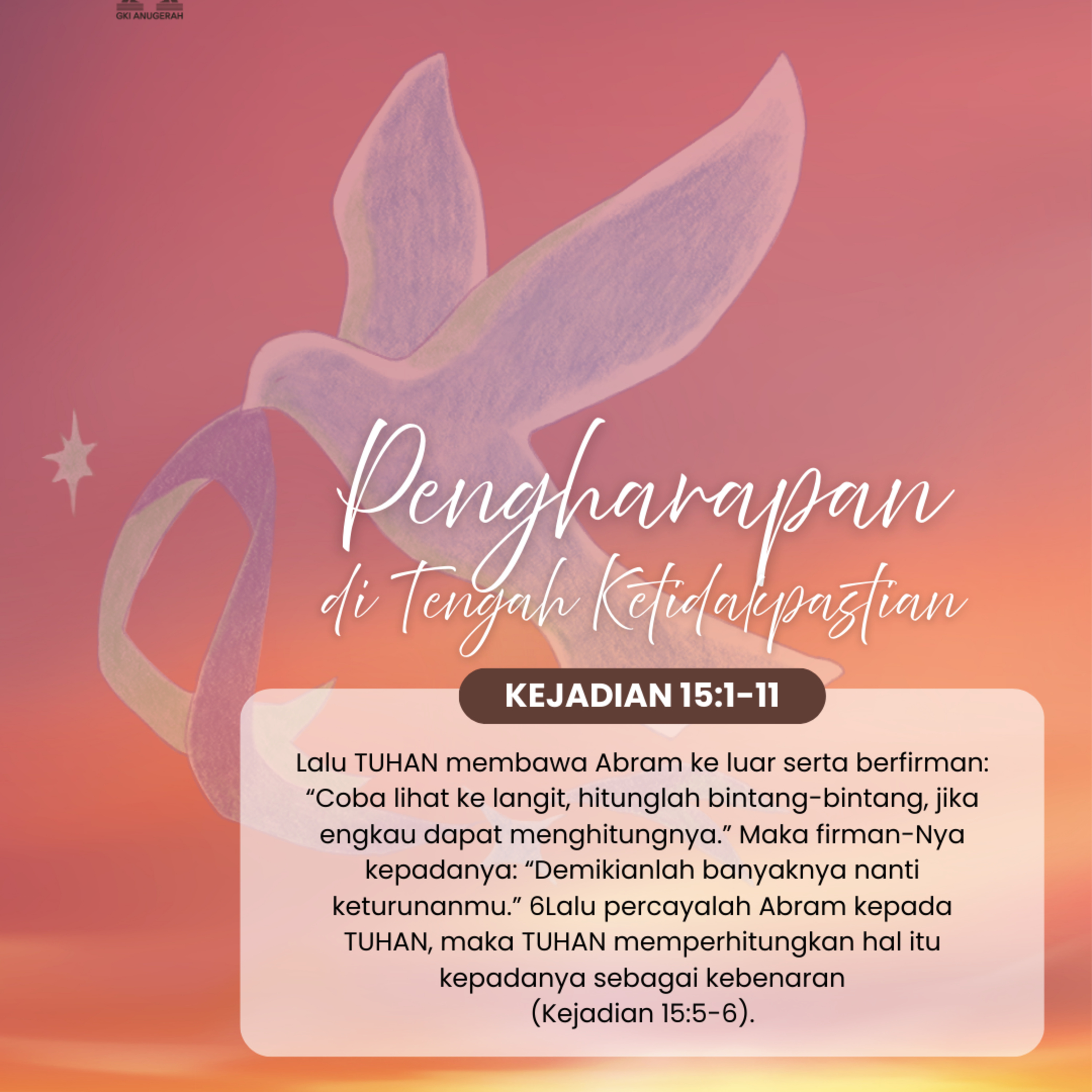 Pengharapan di Tengah Ketidakpastian | Renungan Harian GKI Anugerah | 05 Maret 2026 episode artwork