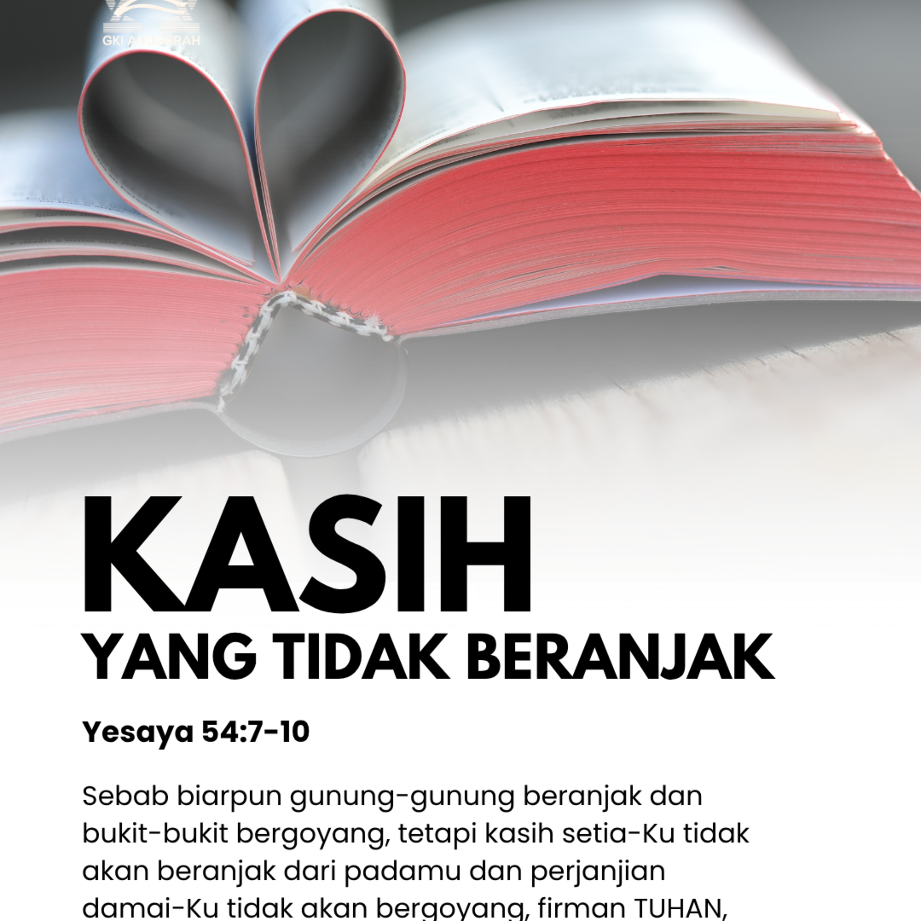 Kasih yang Tidak Beranjak | Renungan Harian GKI Anugerah | 24 Maret 2026 episode artwork