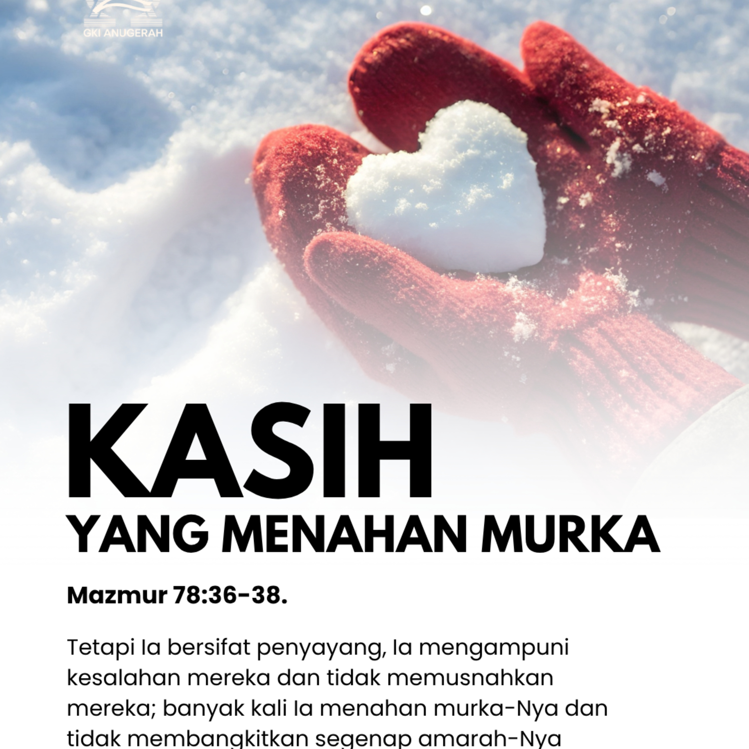 Kasih yang Menahan Murka | Renungan Harian GKI Anugerah | 25 Maret 2026 episode artwork