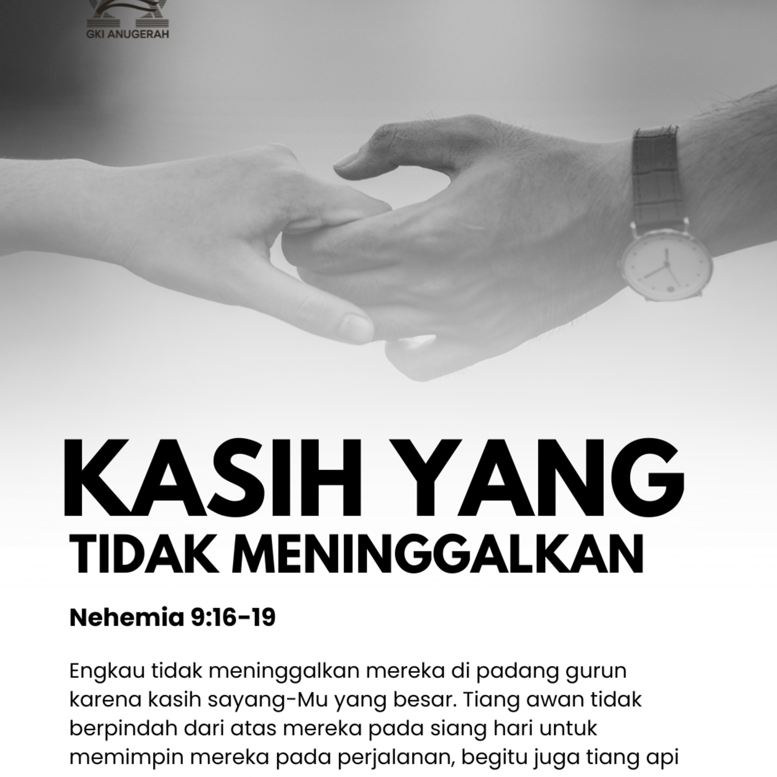 Kasih yang Tidak Meninggalkan | Renungan Harian GKI Anugerah | 28 Maret 2026 episode artwork