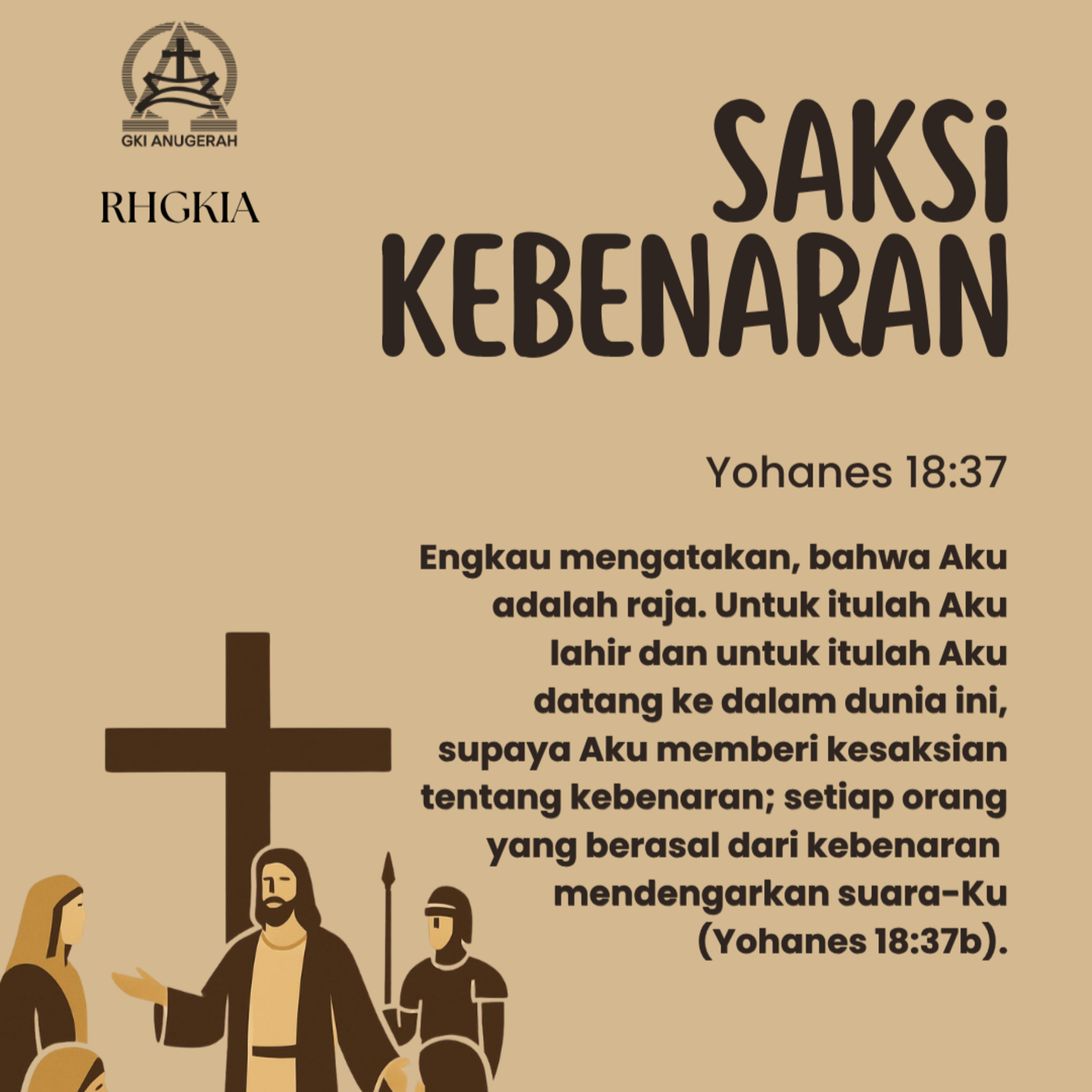 Saksi Kebenaran | Renungan Harian GKI Anugerah | 02 April 2026 episode artwork