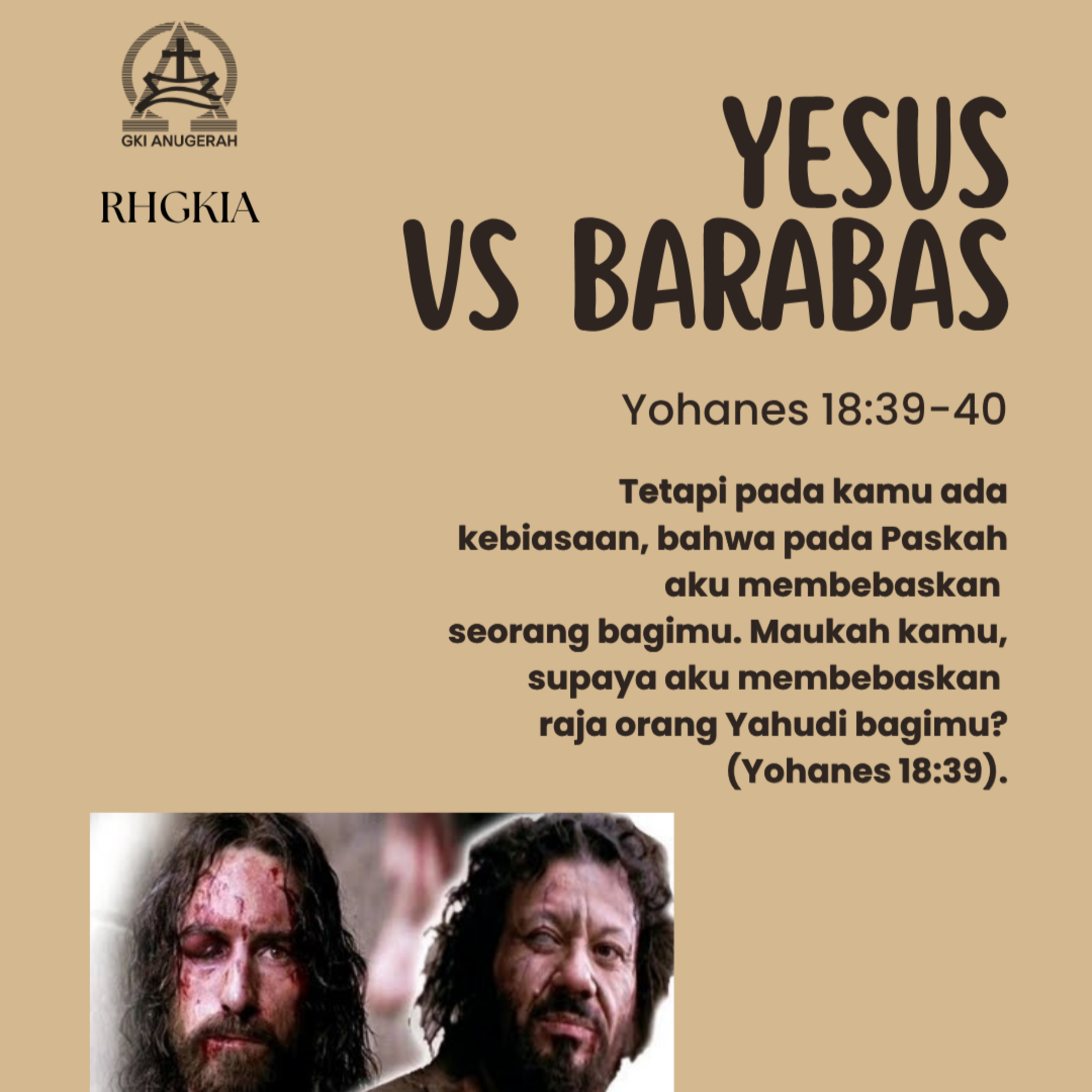 Yesus vs Barabas | Renungan Harian GKI Anugerah | 04 April 2026 episode artwork