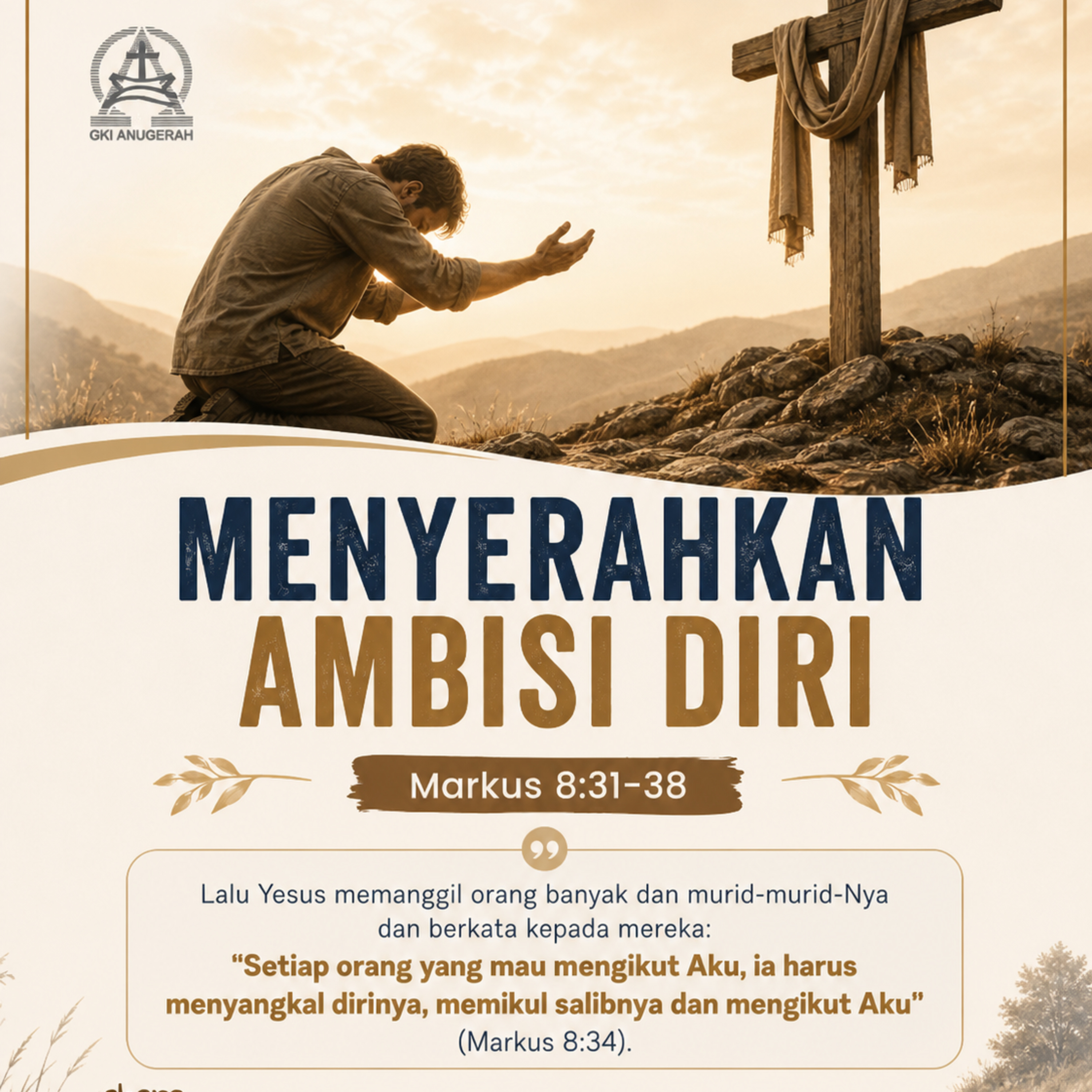 MENYERAHKAN AMBISI DIRI | Renungan Harian GKI Anugerah | 06 Mei 2026 episode artwork