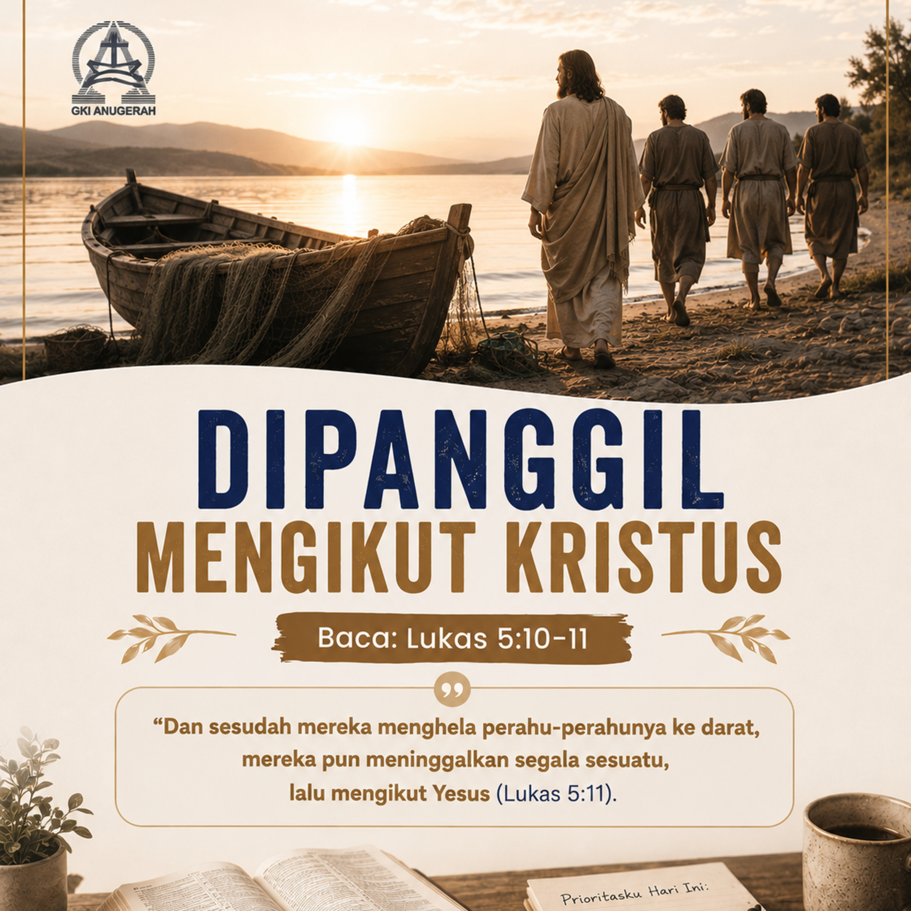 Dipanggil Mengikut Kristus | Renungan Harian GKI Anugerah | 08 Mei 2026 episode artwork