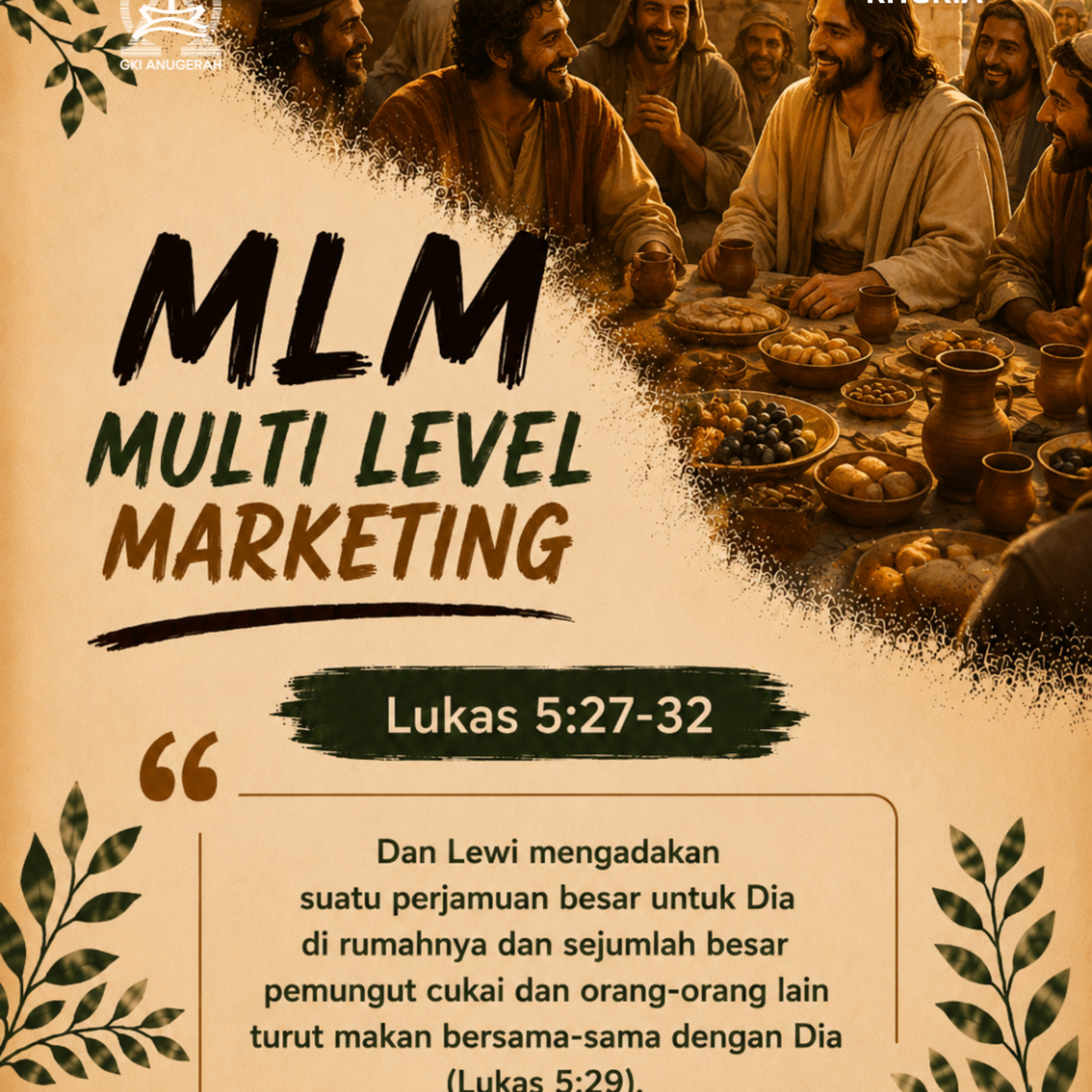 MLM – MULTI LEVEL MARKETING | Renungan Harian GKI Anugerah | 23 Mei 2026 episode artwork