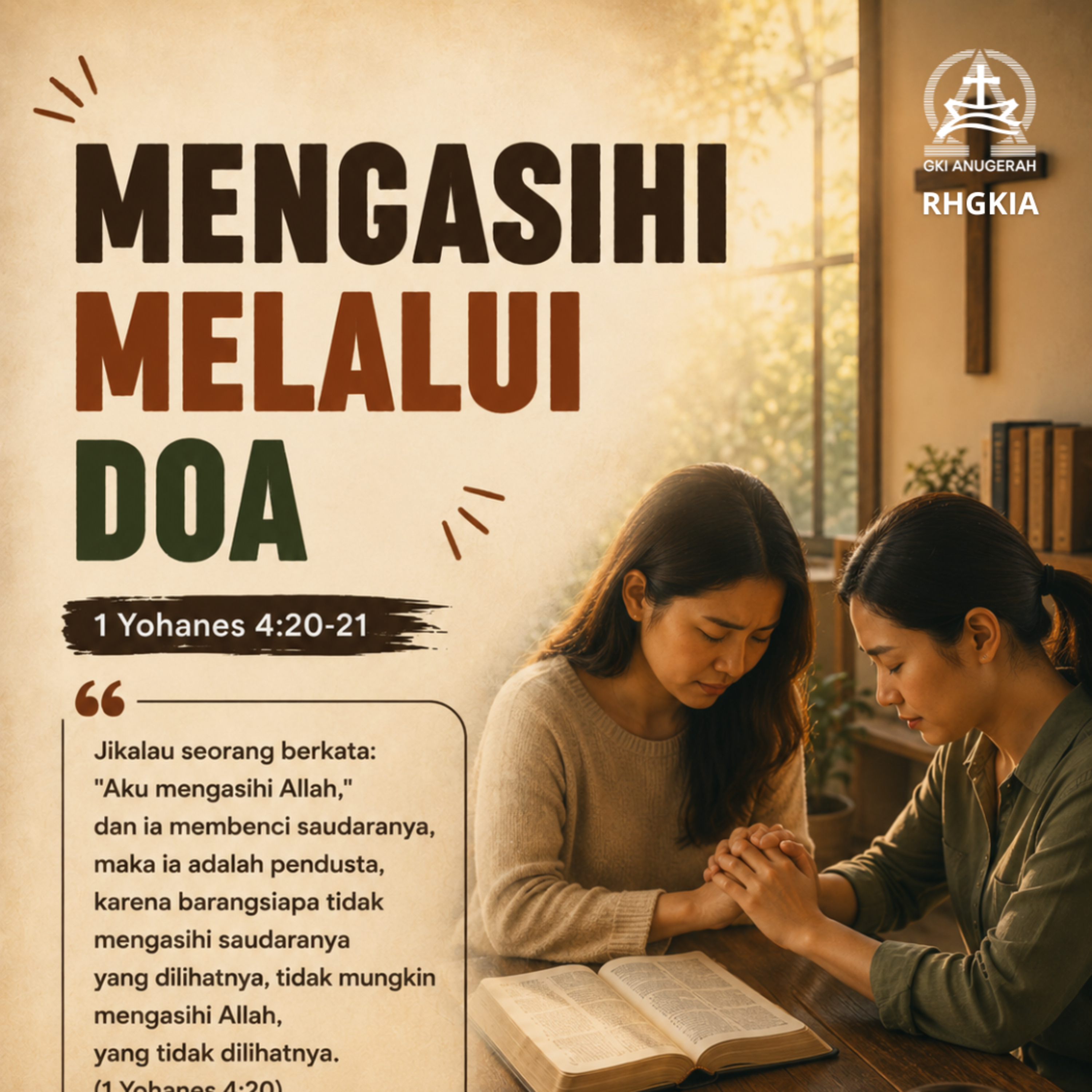 MENGASIHI MELALUI DOA | Renungan Harian GKI Anugerah | 28 Mei 2026 episode artwork
