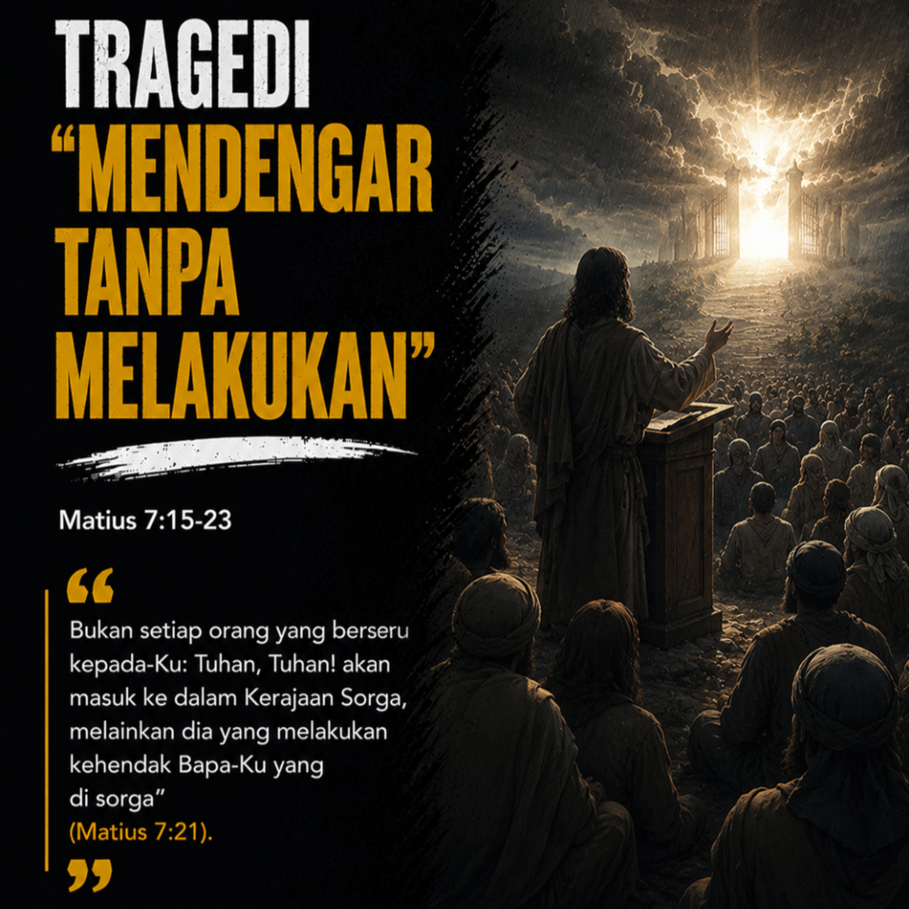 TRAGEDI “MENDENGAR TANPA MELAKUKAN” | Renungan Harian GKI Anugerah | 04 Juni 2026 episode artwork