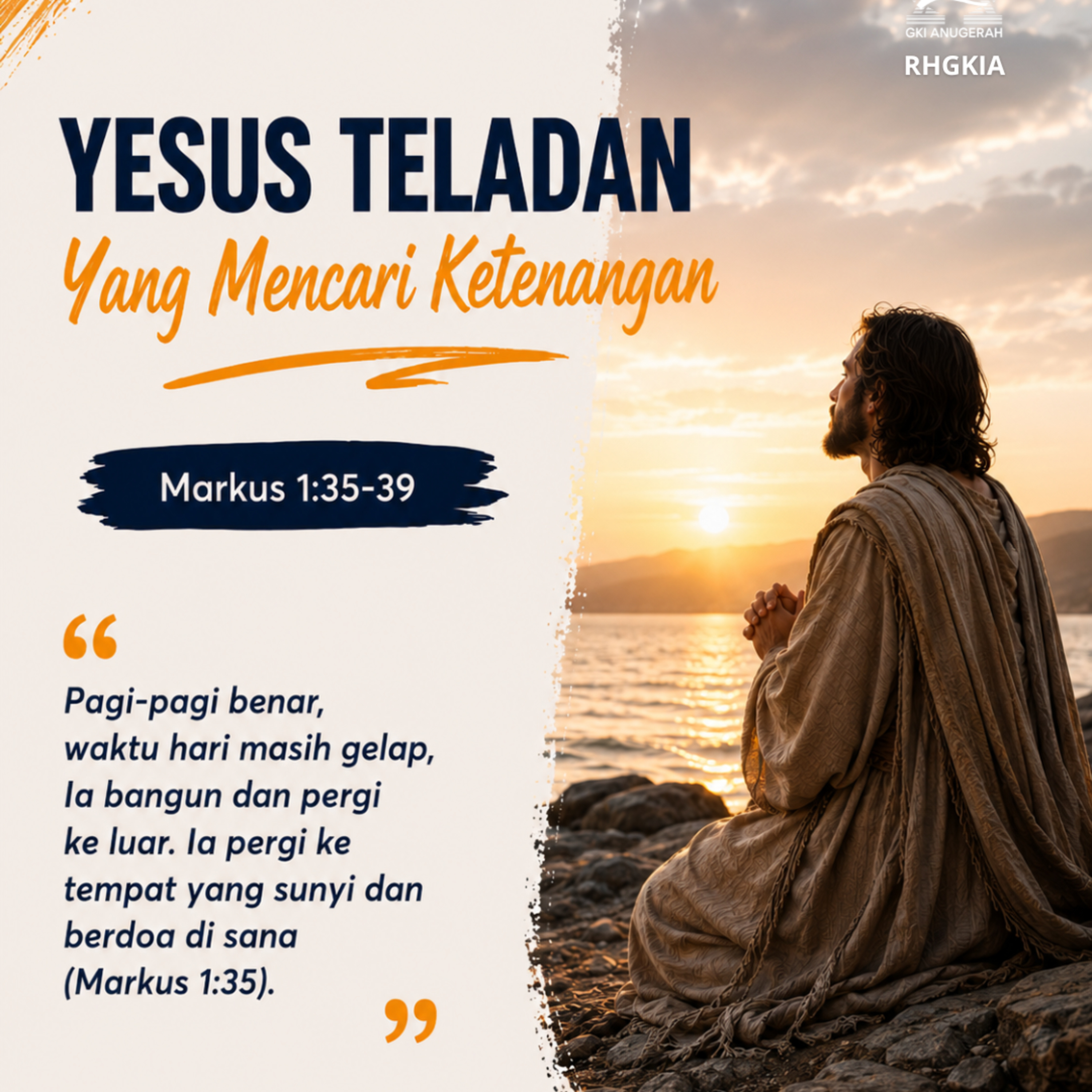 YESUS TELADAN YANG MENCARI KETENANGAN | Renungan Harian GKI Anugerah | 11 Juni 2026 episode artwork