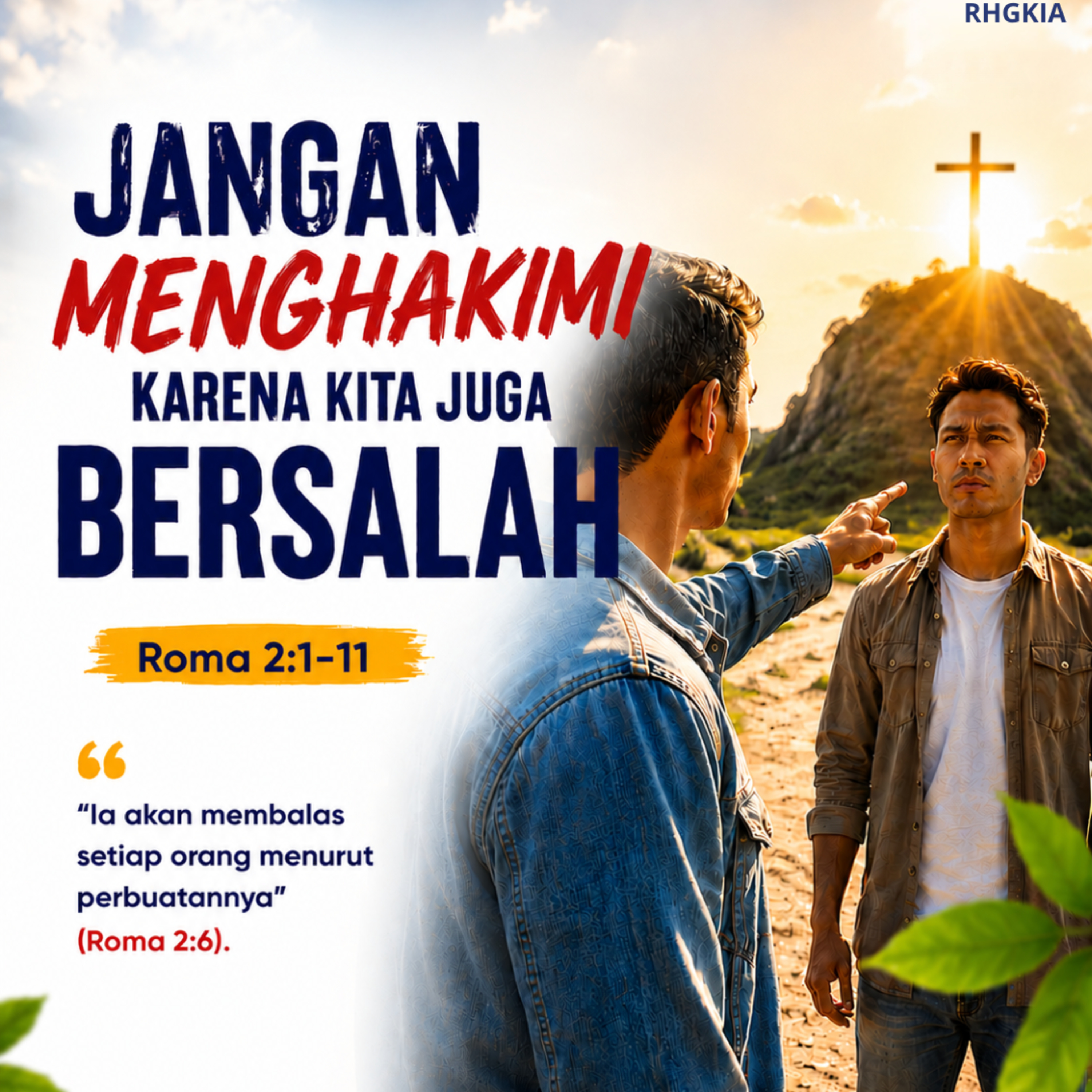 JANGAN MENGHAKIMI KARENA KITA JUGA BERSALAH | Renungan Harian GKI Anugerah | 16 Juni 2026 episode artwork