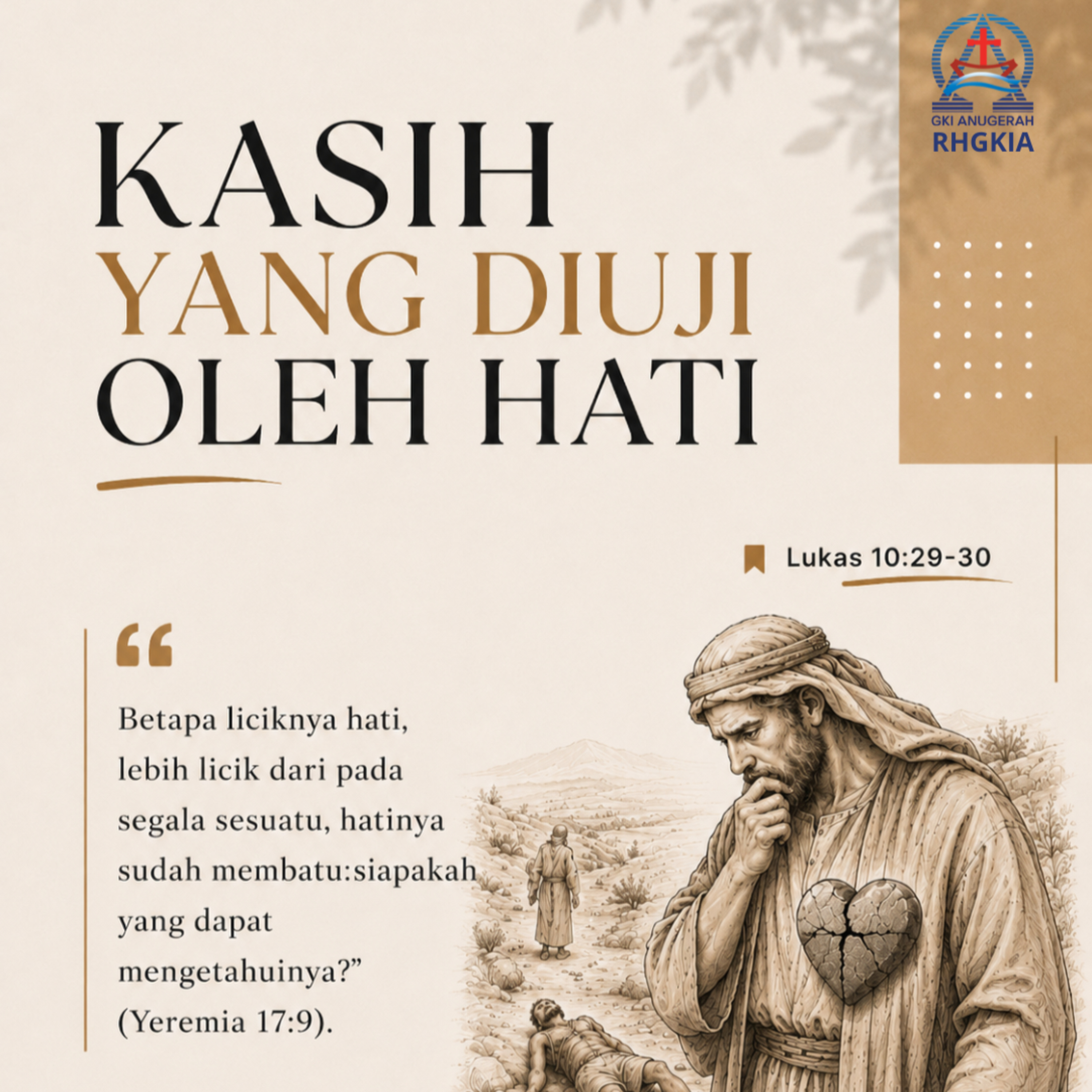 KASIH YANG DIUJI OLEH HATI | Renungan Harian GKI Anugerah | 23 Juni 2026 episode artwork