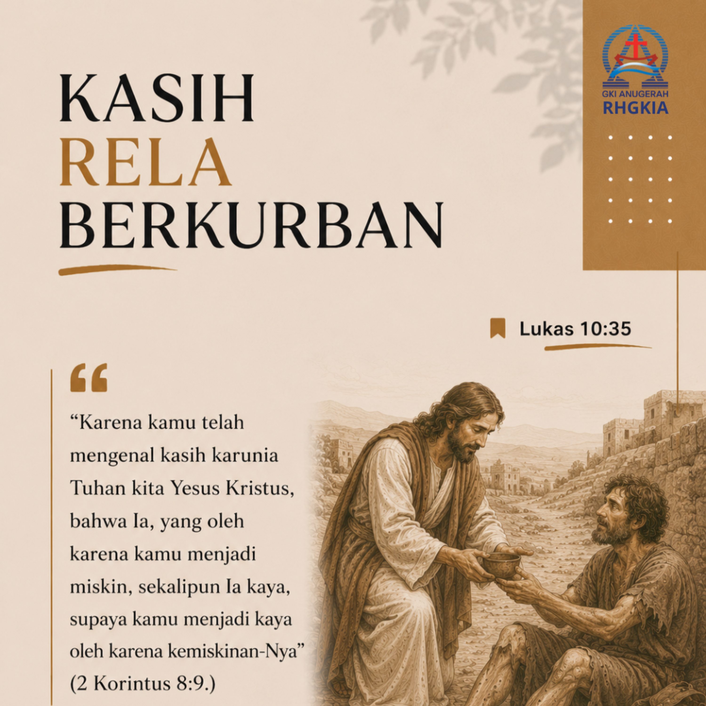 KASIH RELA BERKURBAN | Renungan Harian GKI Anugerah | 26 Juni 2026 episode artwork