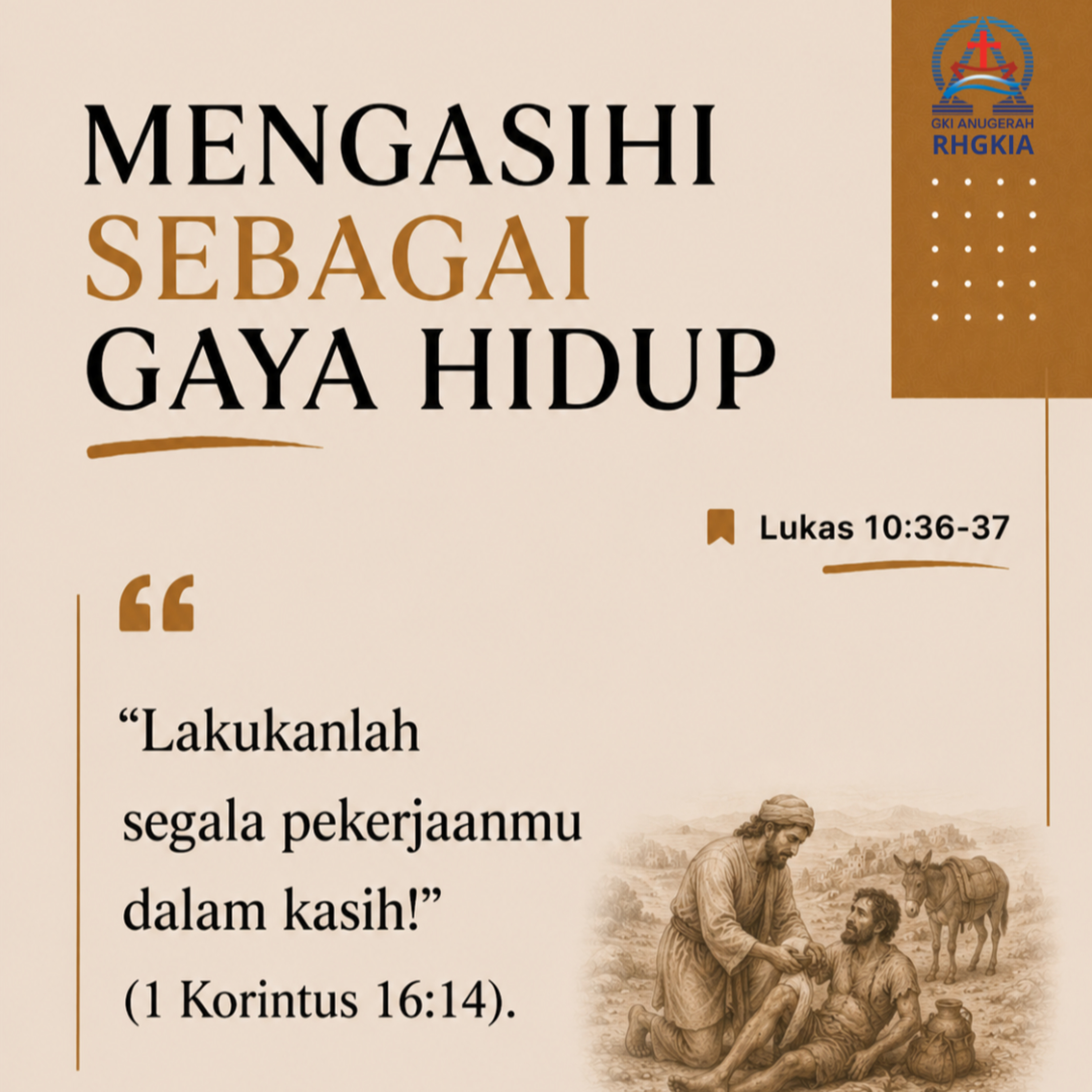MENGASIHI SEBAGAI GAYA HIDUP | Renungan Harian GKI Anugerah | 27 Juni 2026 episode artwork