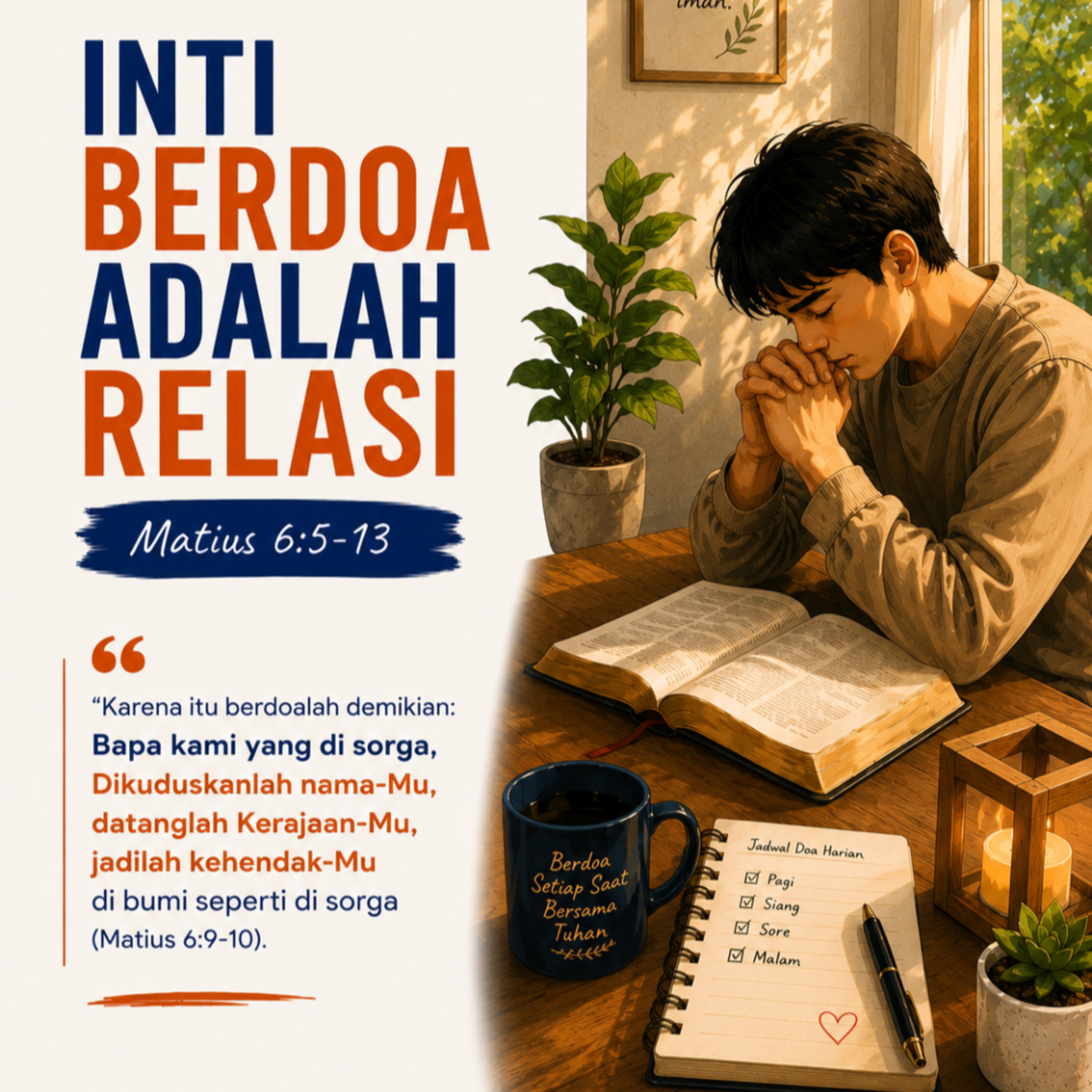 INTI BERDOA ADALAH RELASI | Renungan Harian GKI Anugerah | 16 Juli 2026 episode artwork