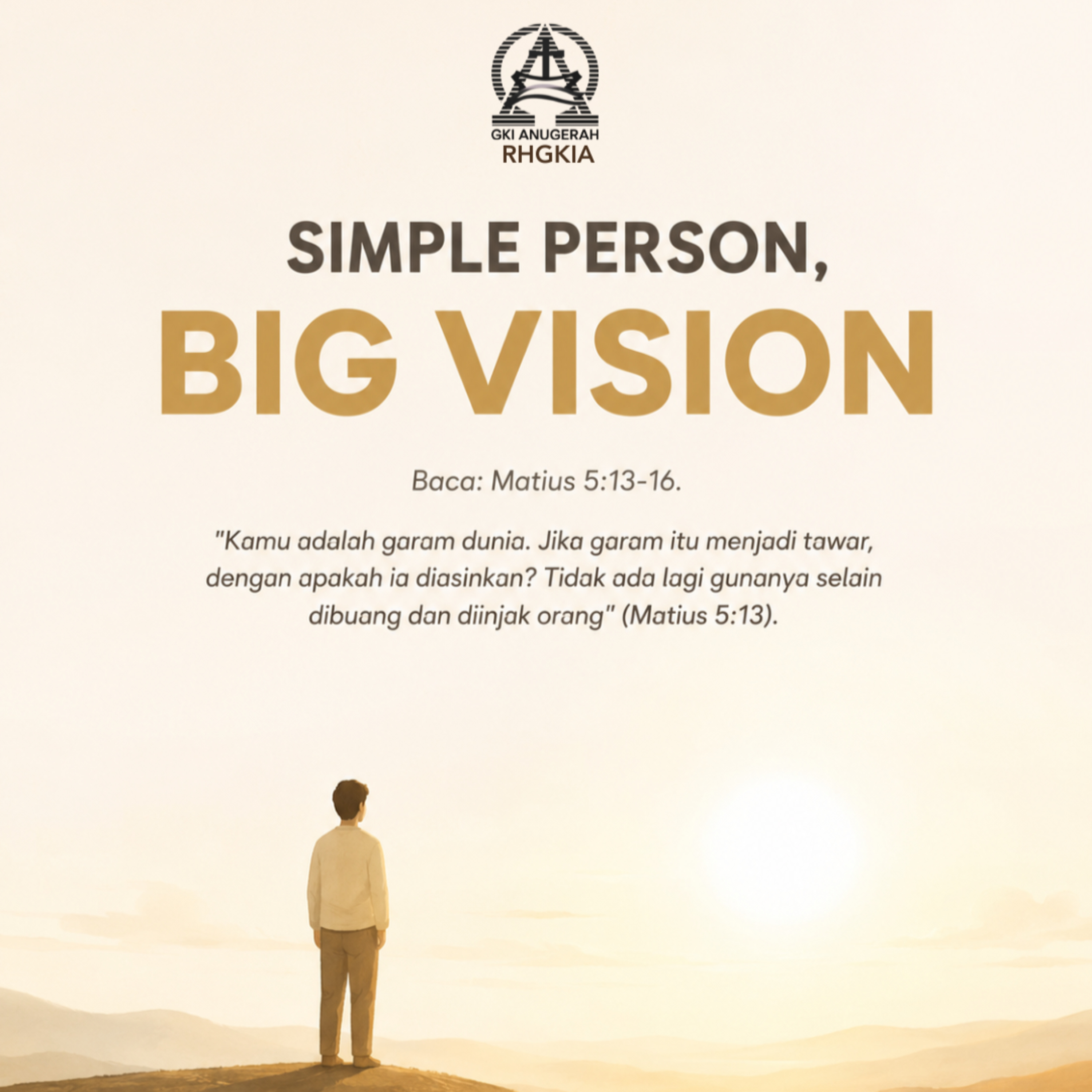 SIMPLE PERSON, BIG VISION | Renungan Harian GKI Anugerah | 03 AGUSTUS 2026 episode artwork