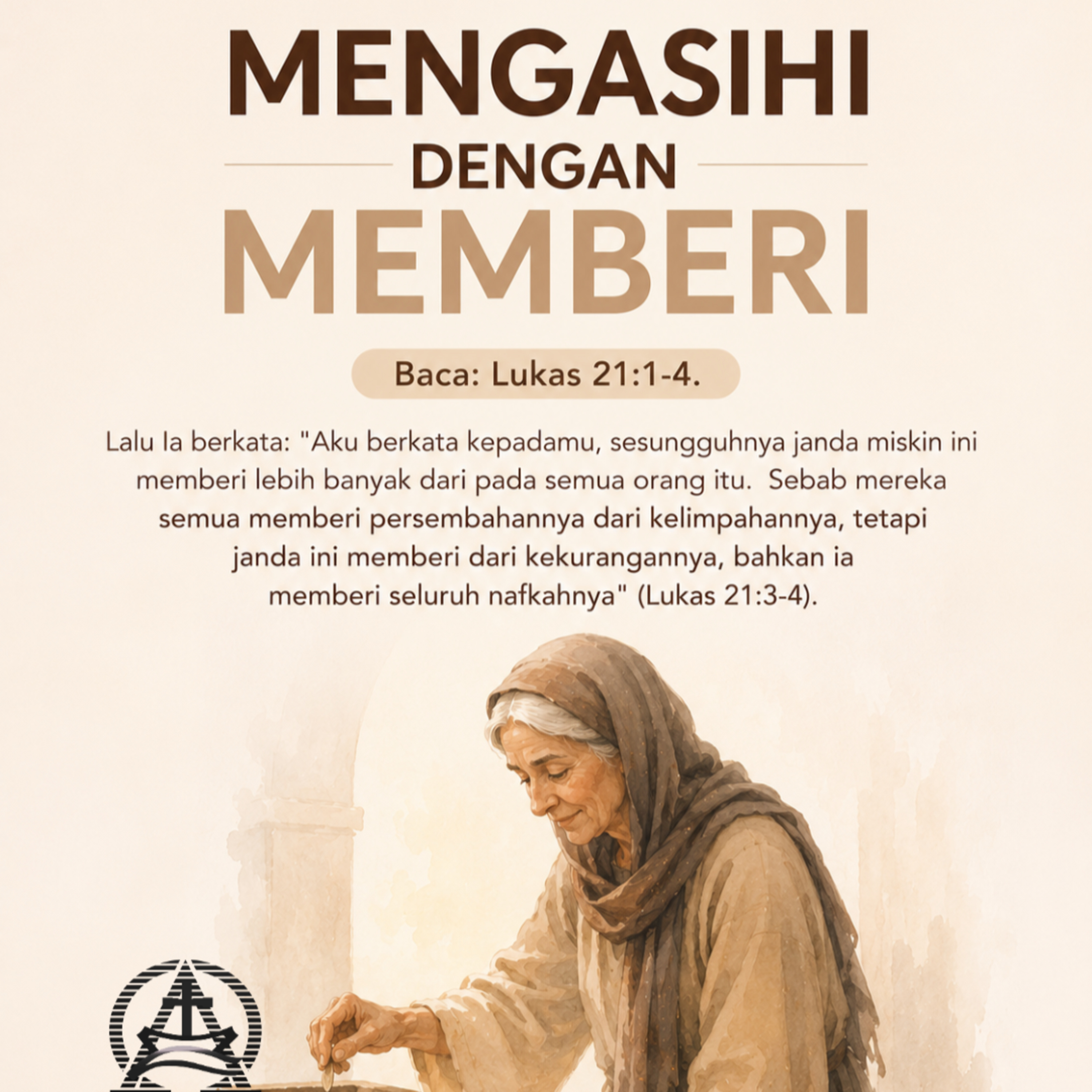  MENGASIHI DENGAN MEMBERI | Renungan Harian GKI Anugerah | 14 AGUSTUS 2026 episode artwork