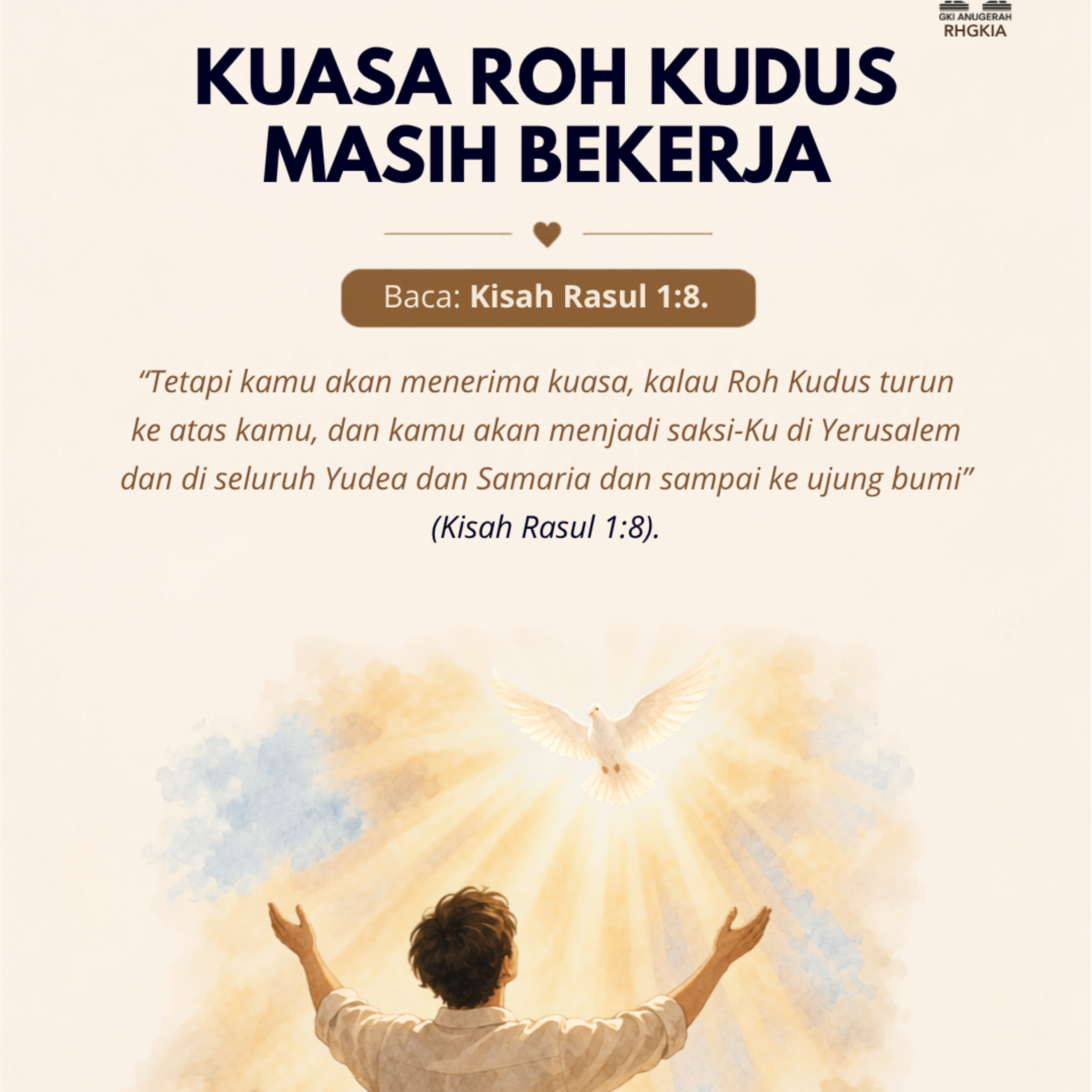 KUASA ROH KUDUS MASIH BEKERJA | Renungan Harian GKI Anugerah | 05 SEPTEMBER 2026 episode artwork