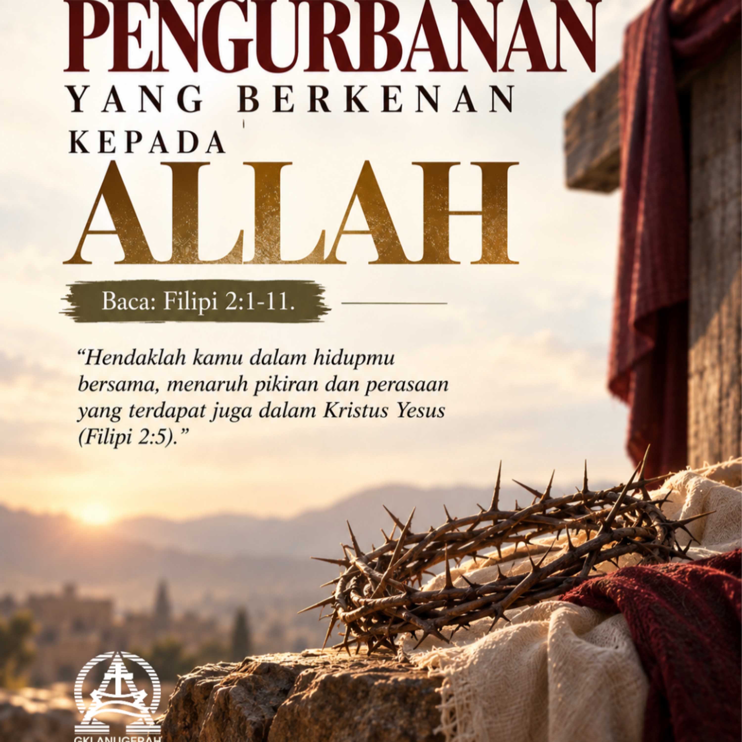 PENGURBANAN YANG BERKENAN KEPADA ALLAH | Renungan Harian GKI Anugerah | 26 SEPTEMBER 2026 episode artwork