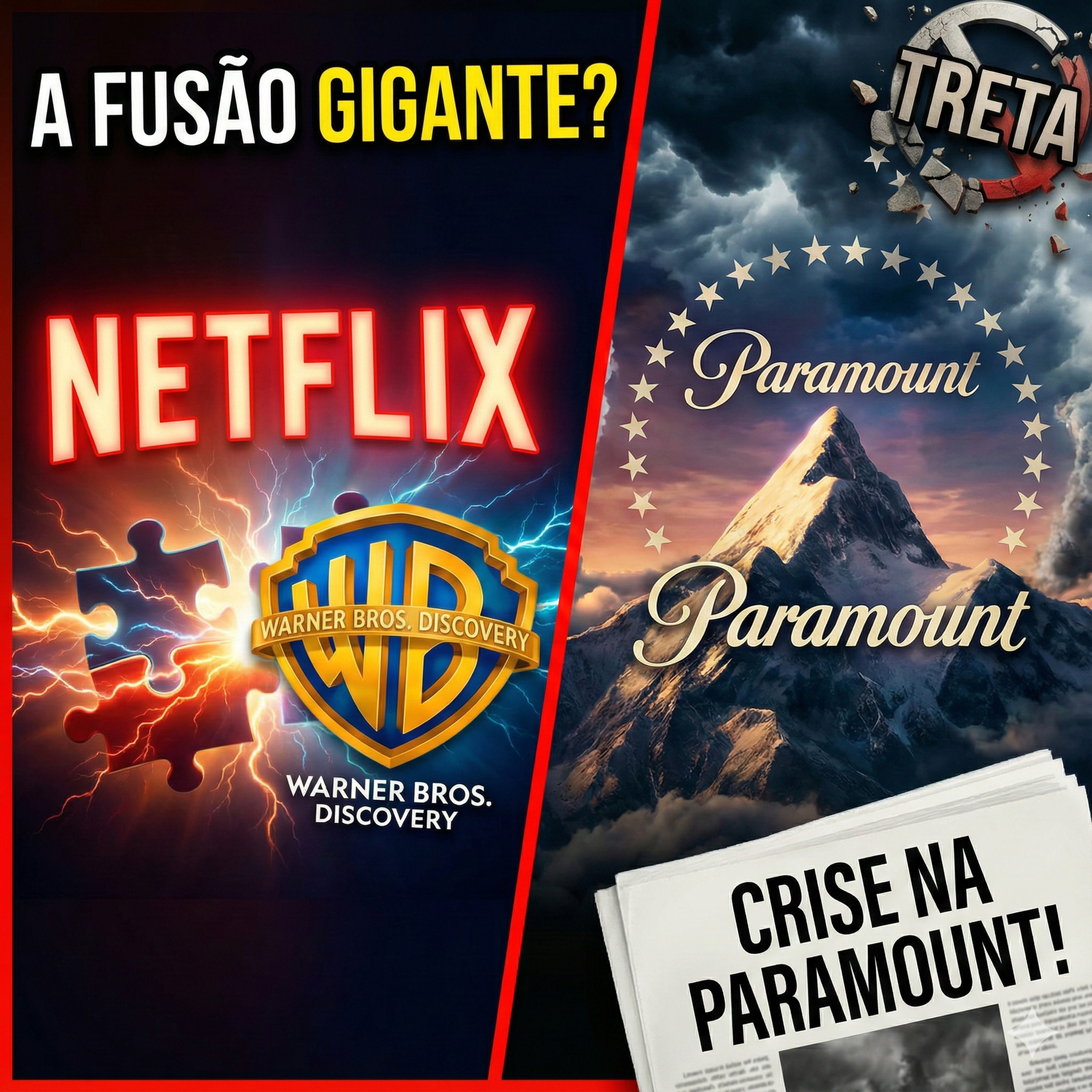 Castback Hype 213: NETFLIX / PARAMOUNT / WARNER - Entenda tudo sobre! Castback Hype 213: NETFLIX / PARAMOUNT / WARNER - Entenda tudo sobre!