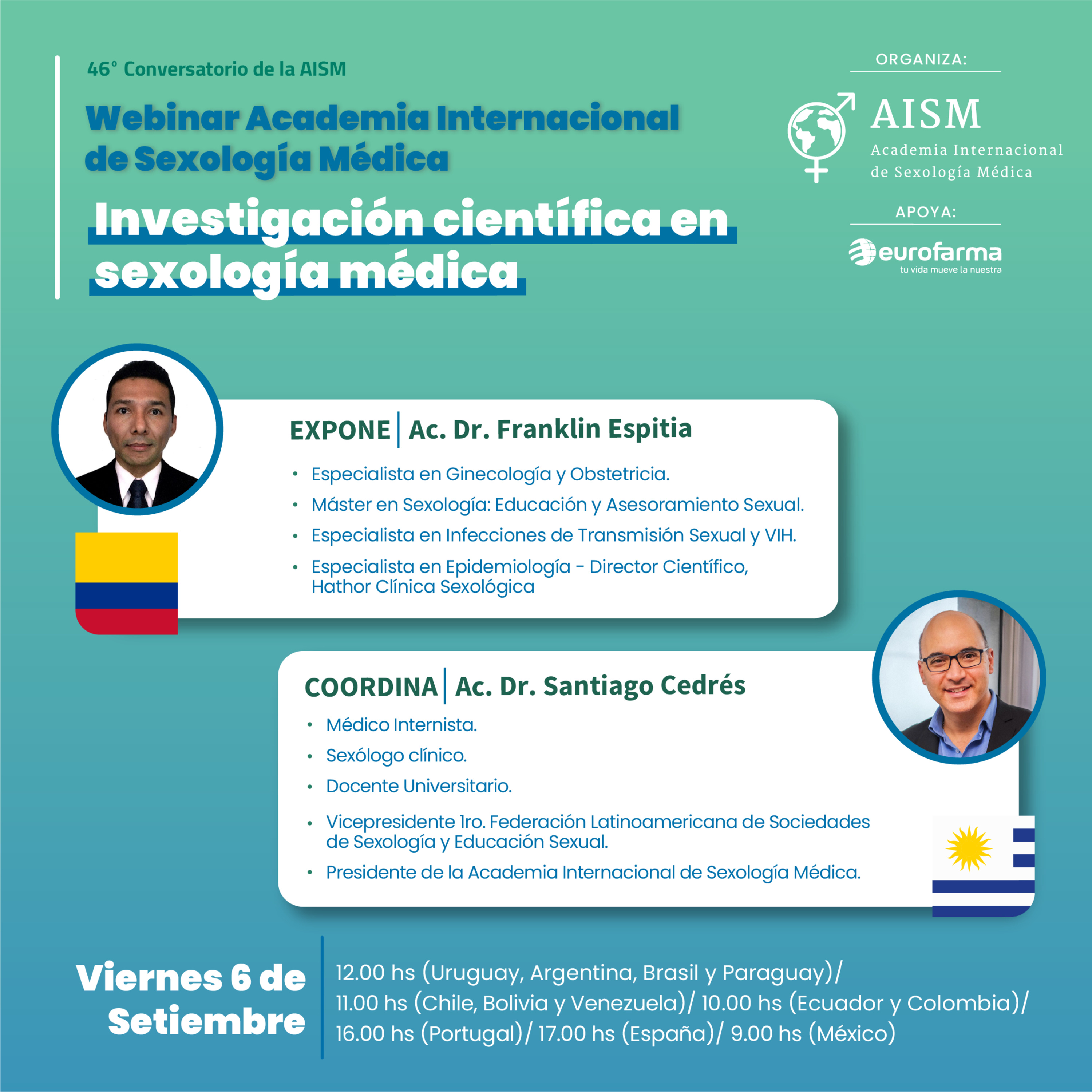 Webinar: Investigación científica en la sexología médica