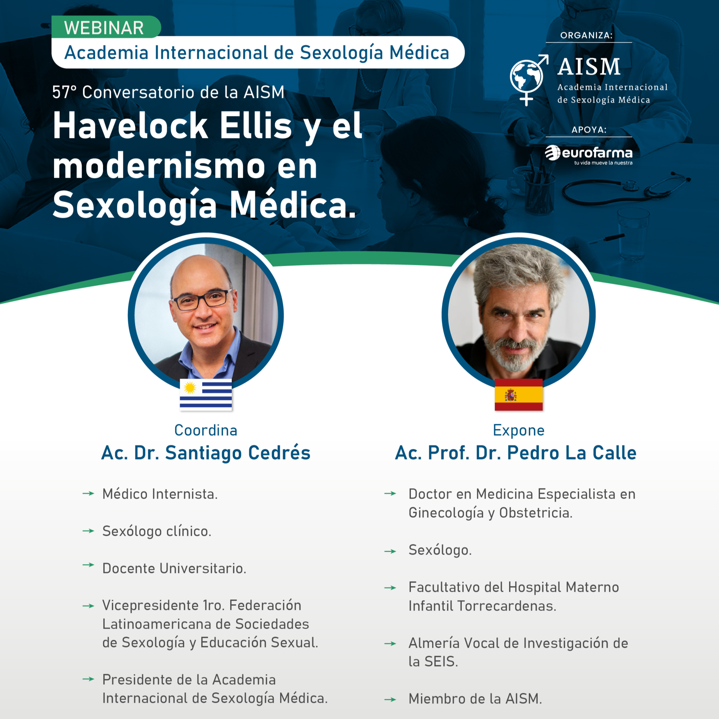 Webinar: Havelock Ellis y el modernismo en Sexología Médica.