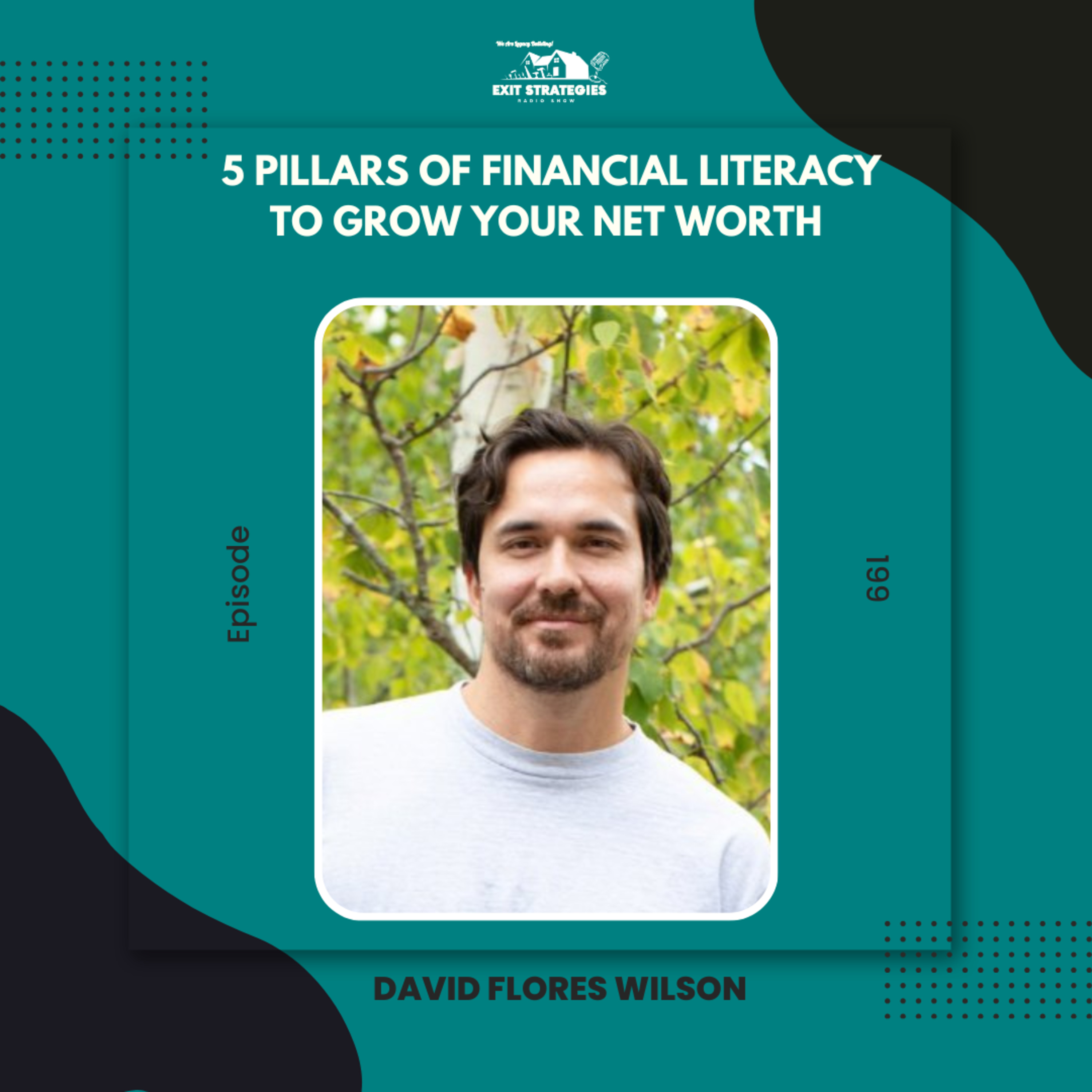 EP 199: 5 Pillars of Financial Literacy to Grow Your Net Worth with David Wilson episode artwork