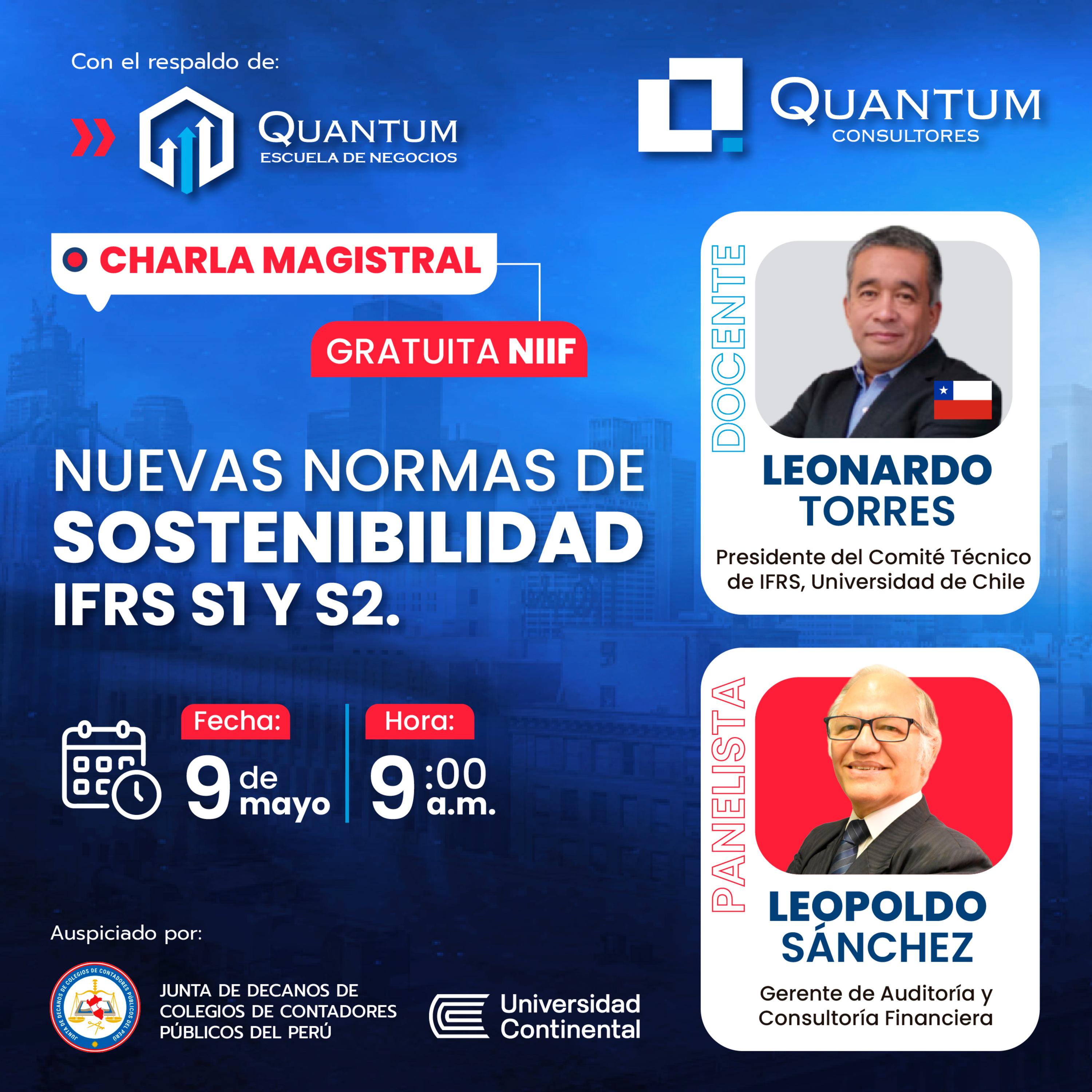Charla Magistral Gratuita NIIF: NUEVAS NORMAS DE SOSTENIBILIDAD IFRS S1 y S2 episode artwork