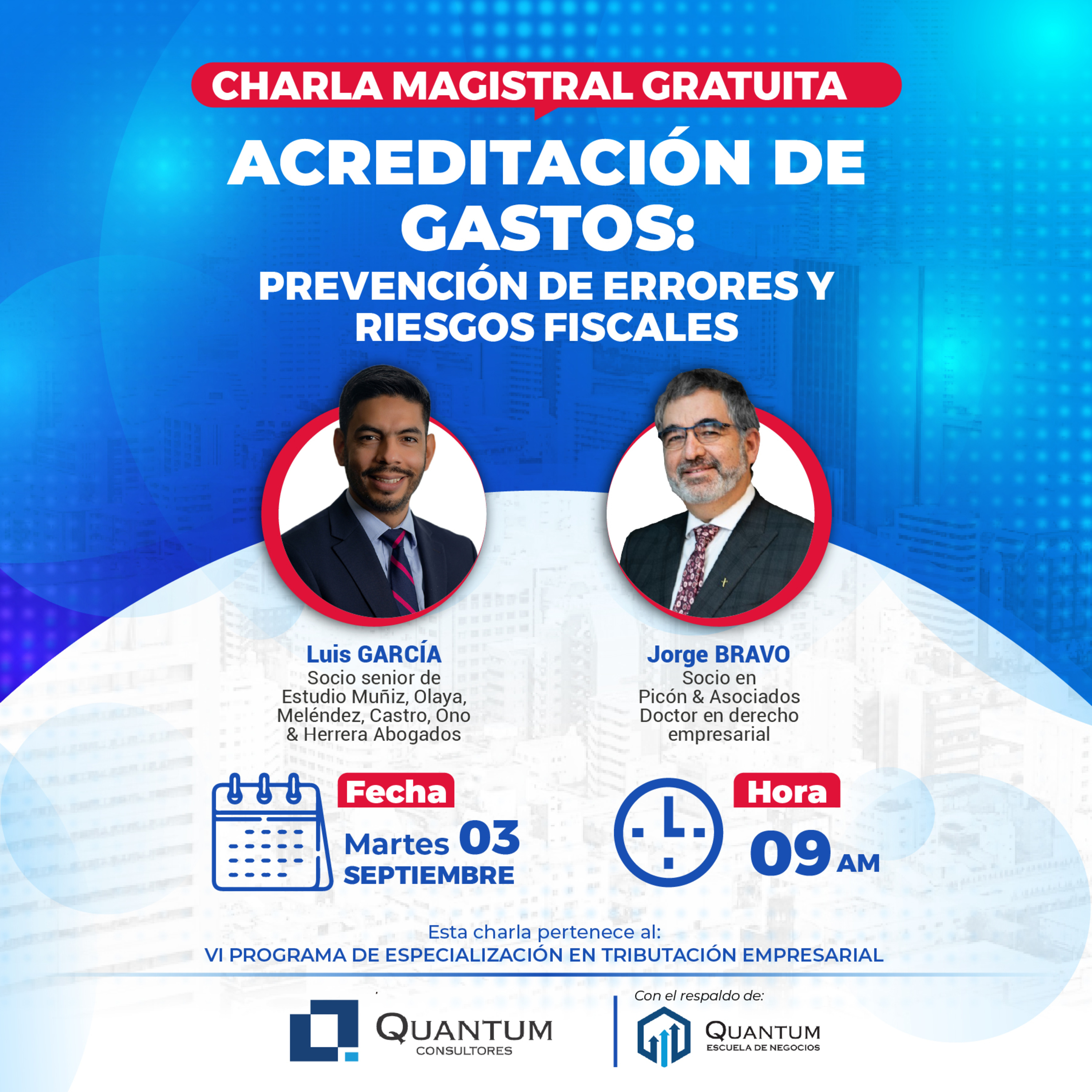 Charla magistral gratuita: ACREDITACIÓN DE GASTOS I Prevención de errores y Riesgos Fiscales episode artwork