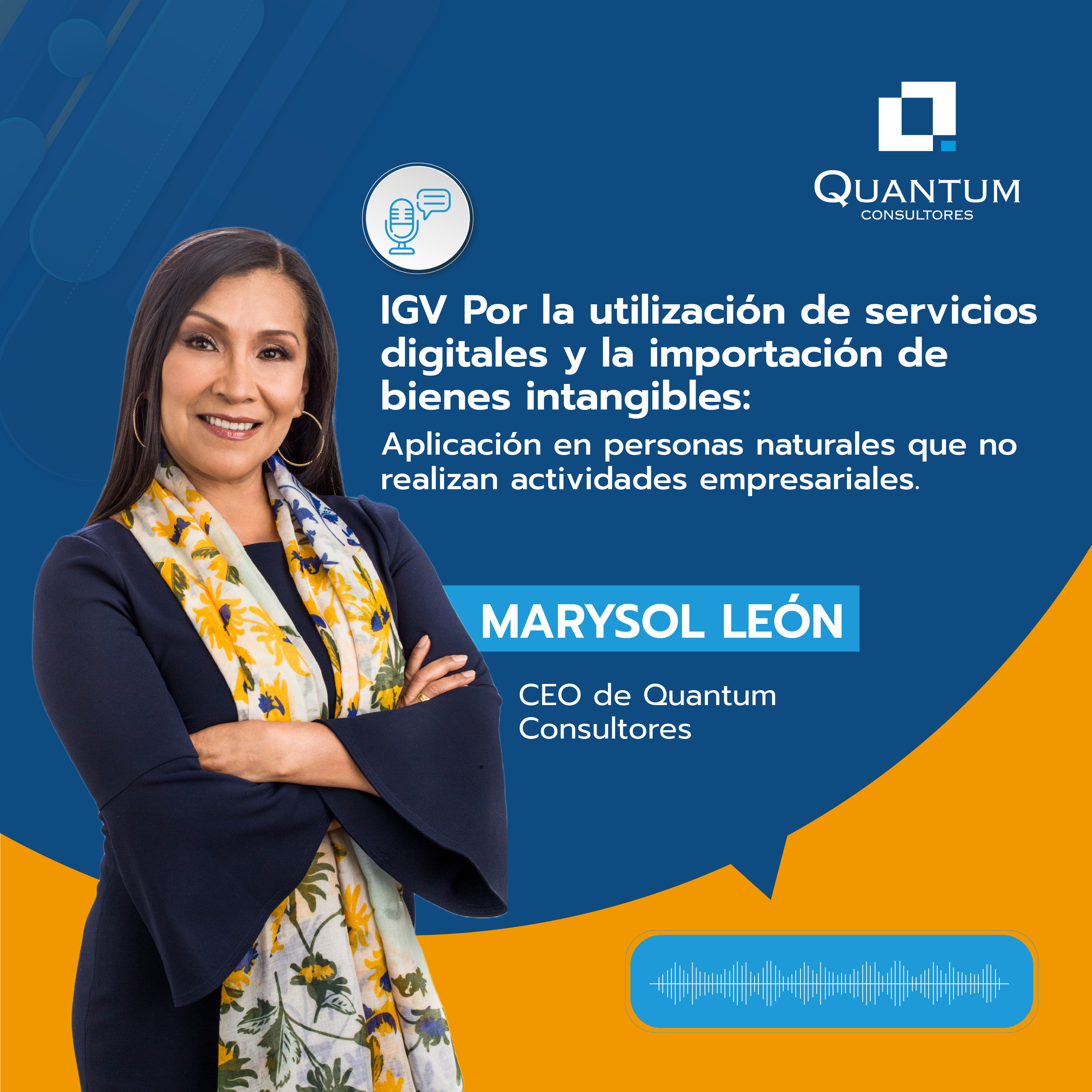EPISODIO 76: IGV POR LA UTILIZACIÓN DE SERVICIOS DIGITALES Y LA IMPORTACIÓN DE BIENES INTANGIBLES: APLICACIÓN EN PERSONAS NATURALES QUE NO REALIZAN ACTIVIDADES EMPRESARIALES episode artwork
