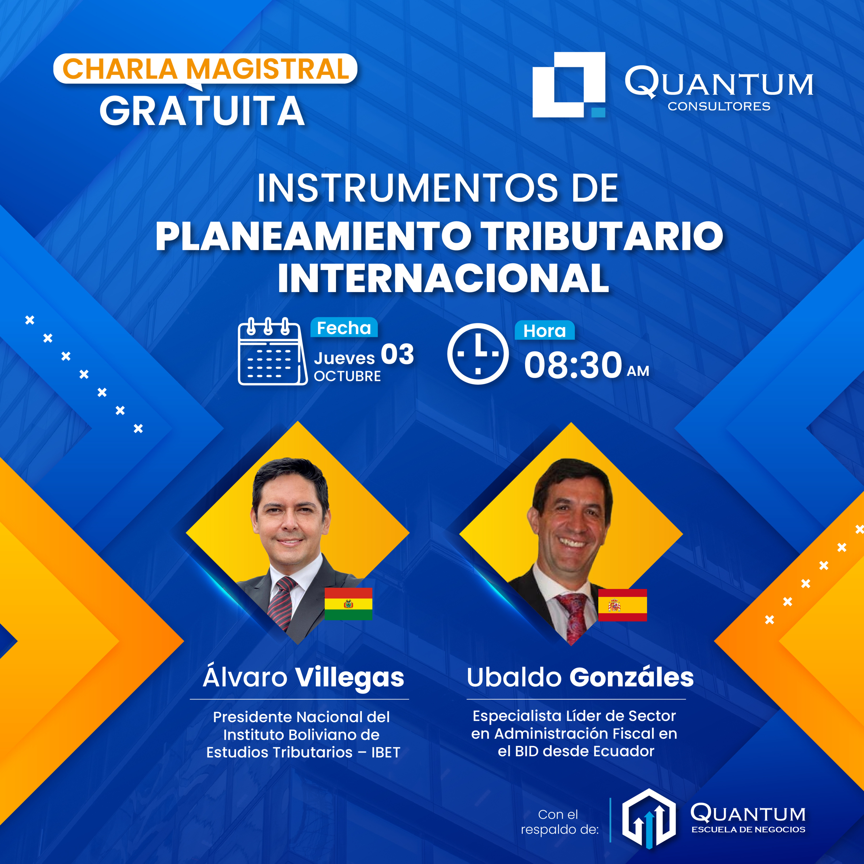 Charla magistral gratuita: INSTRUMENTOS DE PLANEAMIENTO TRIBUTARIO INTERNACIONAL episode artwork
