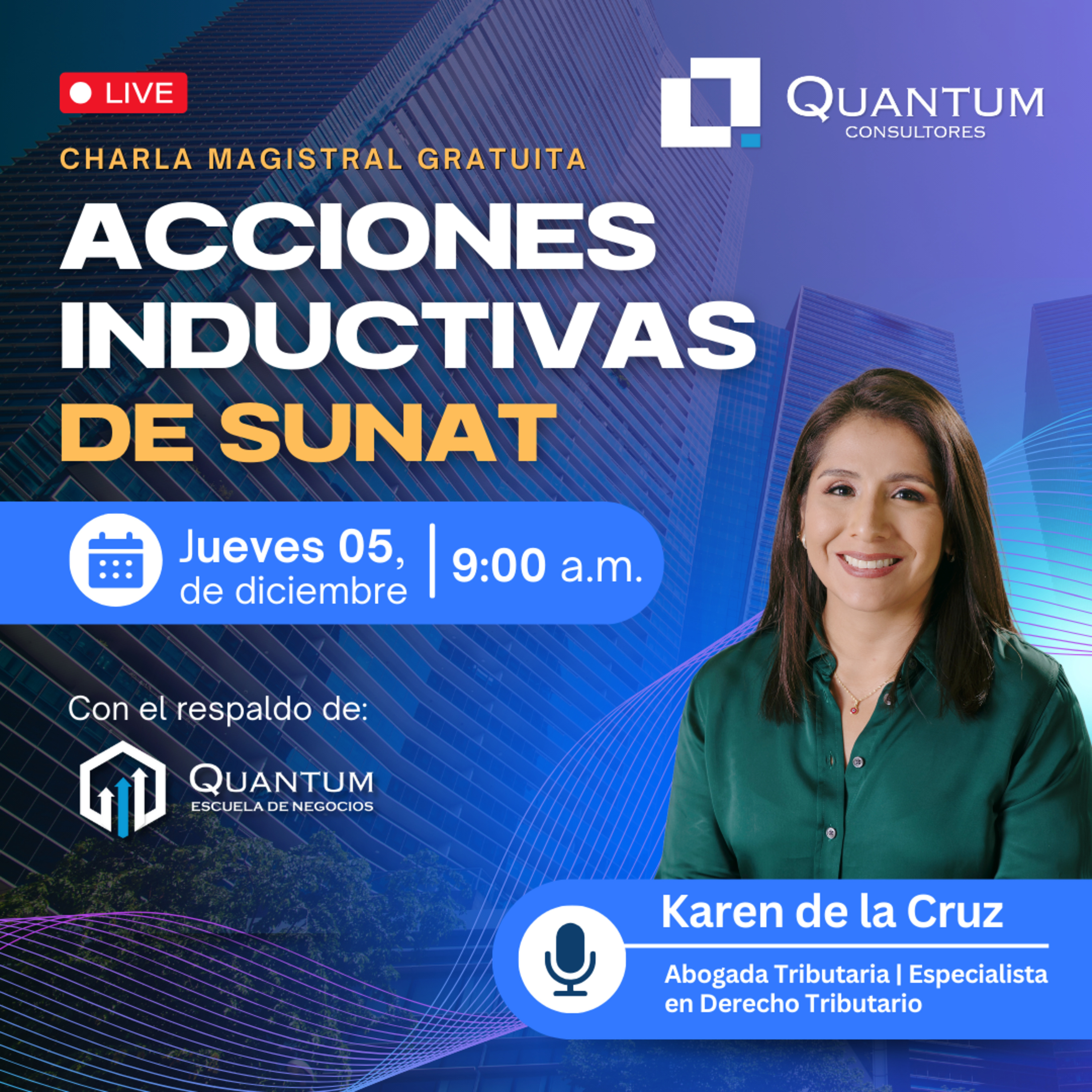 Charla magistral gratuita: Acciones inductivas de SUNAT episode artwork