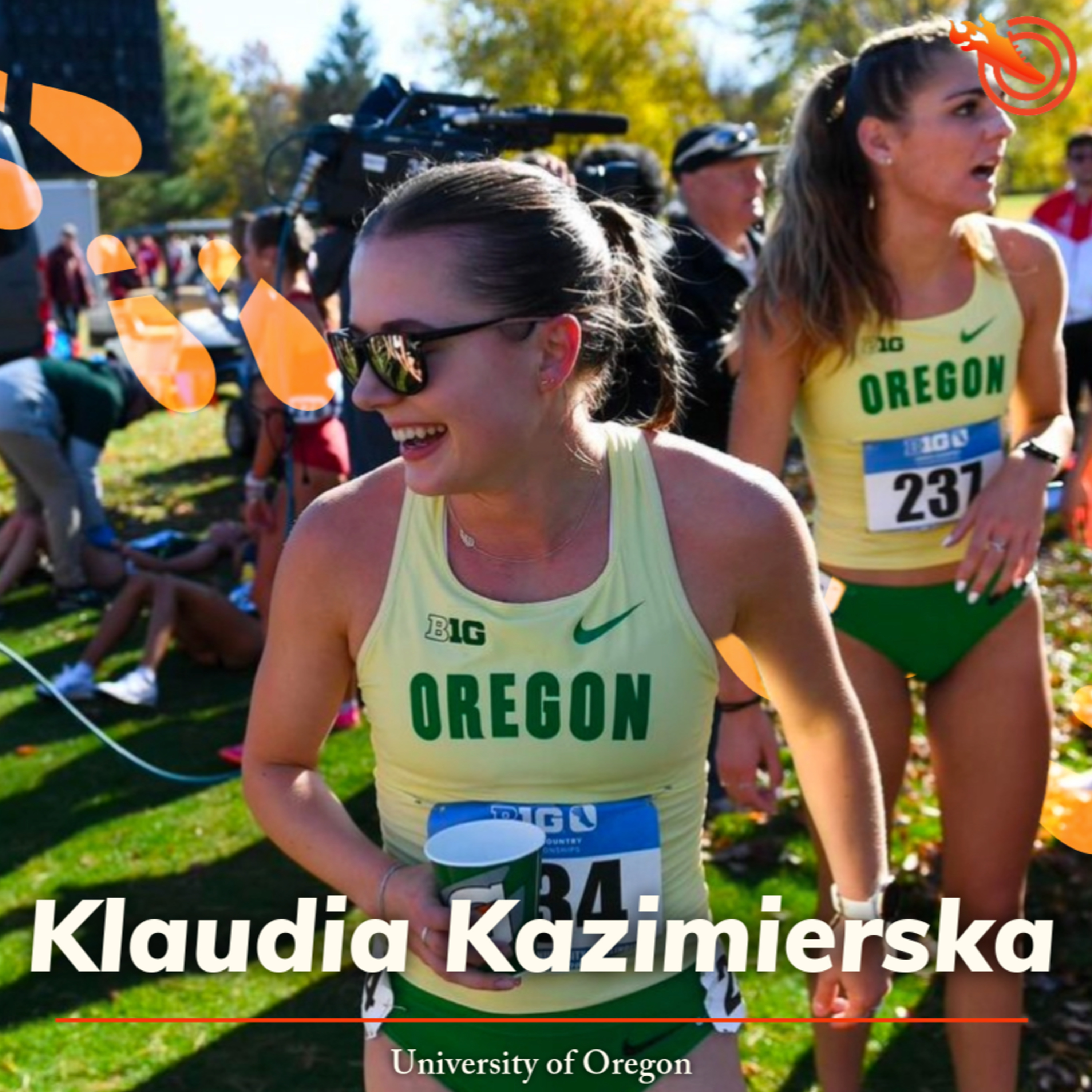 Olympian Klaudia Kazimierska on winning a Big Ten XC Team title with Oregon, journey to a sub 4 minute 1500m, and more episode artwork