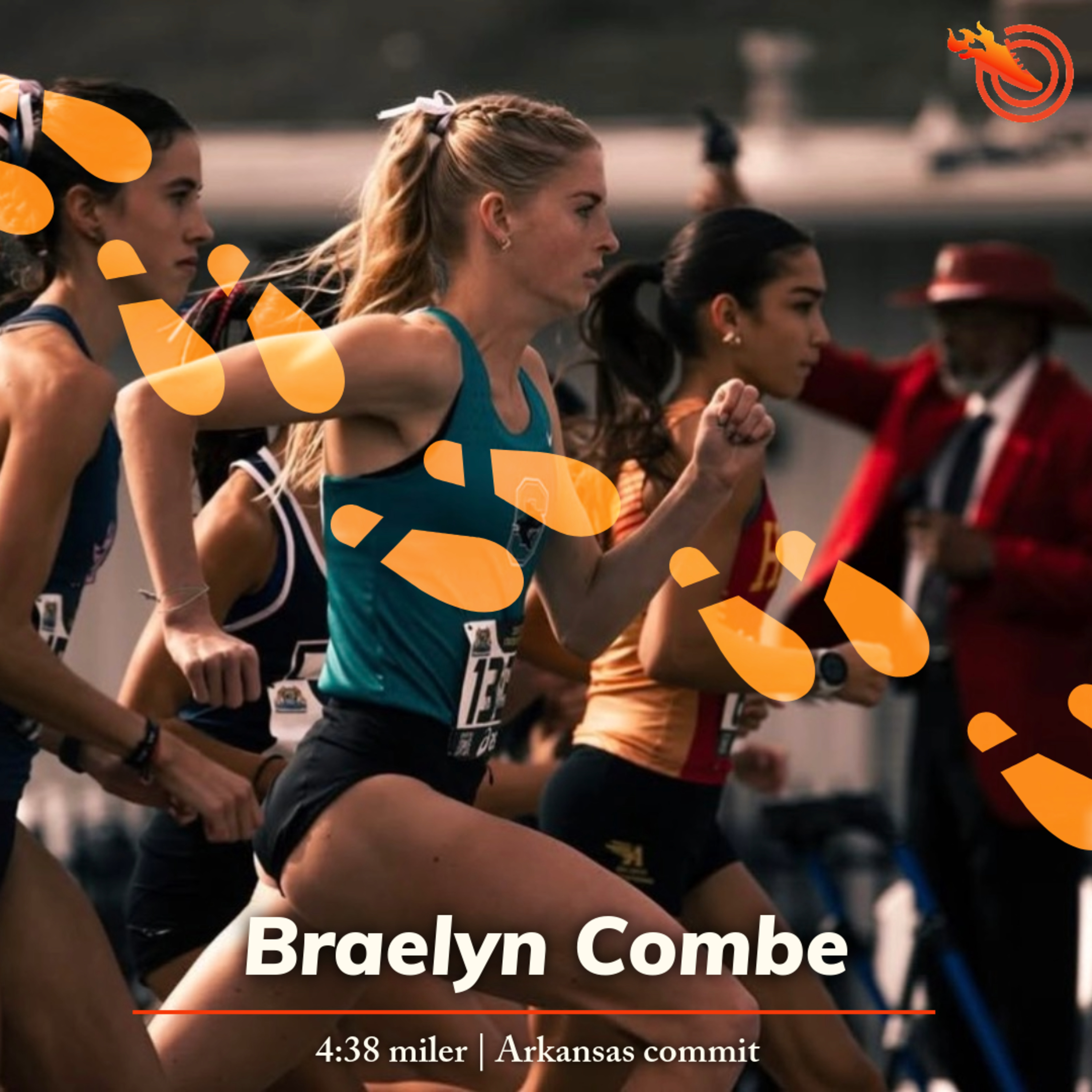 Braelyn Combe after setting the mile U.S. #1 in her season opener: How she stays fired up and her plans for the fall at Arkansas episode artwork
