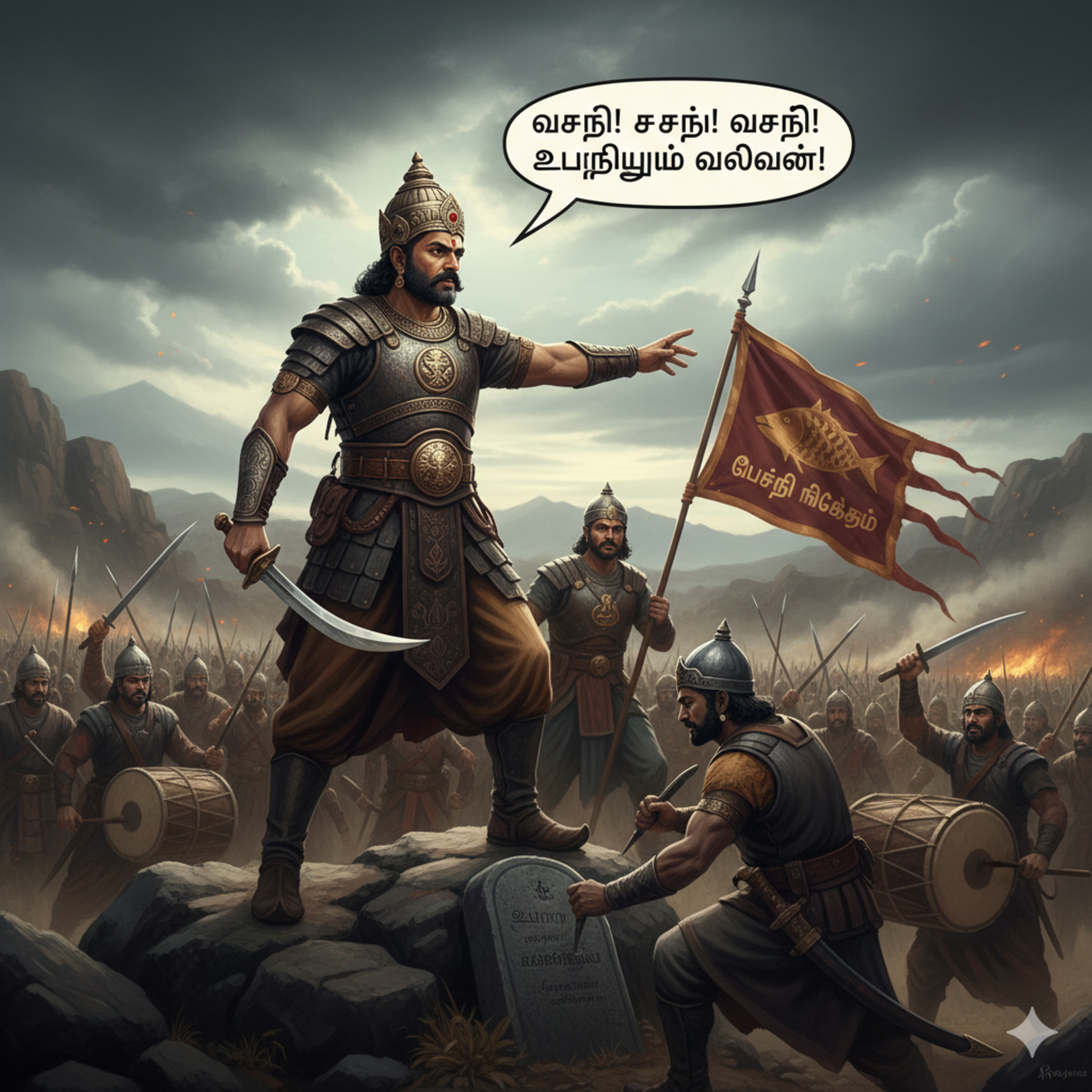  POEM FROM TAMIL LITERATURE - A WARRIOR-KING’S VOW BEFORE BATTLE episode artwork