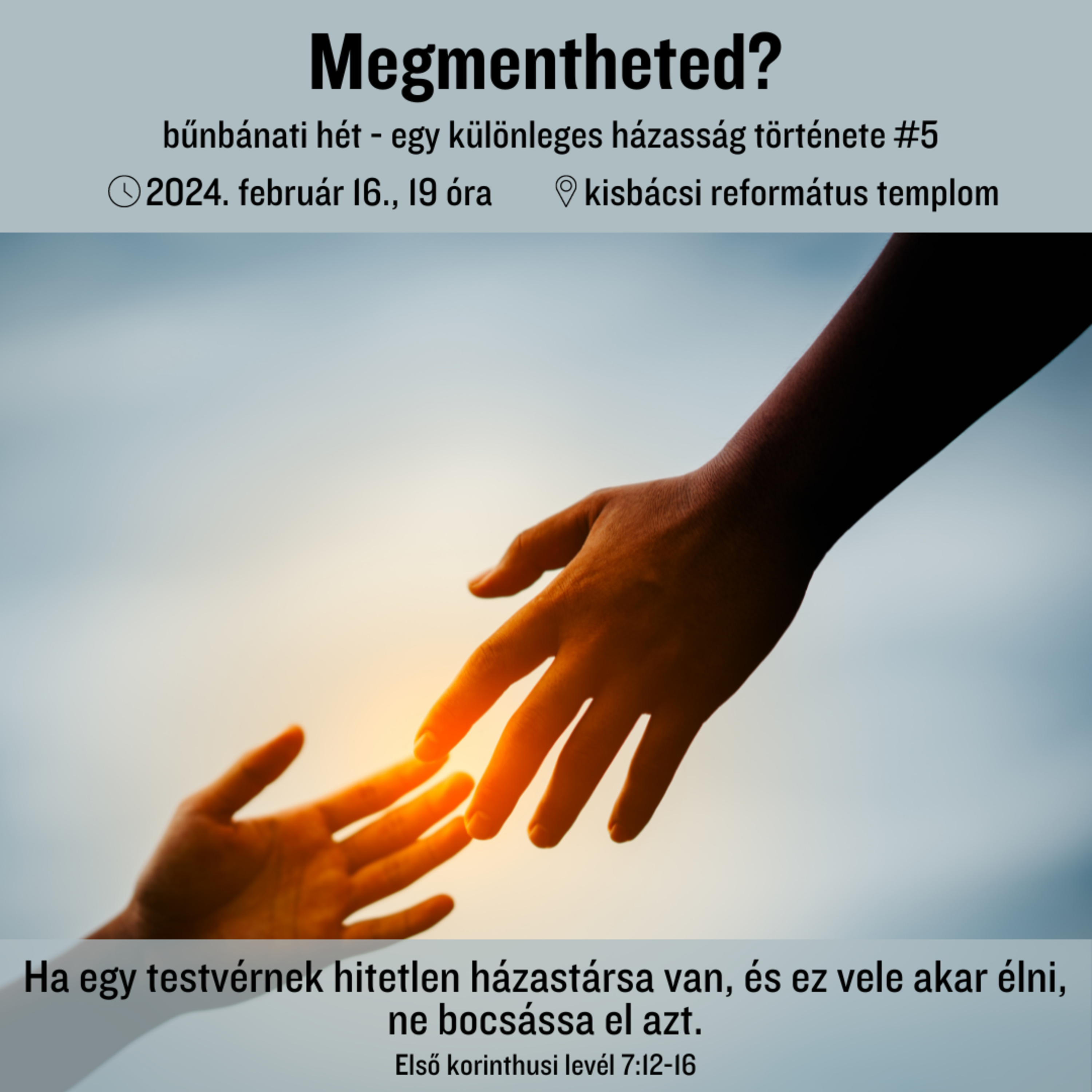 2024. február 16. - Péntek esti bűnbánati igehirdetés episode artwork