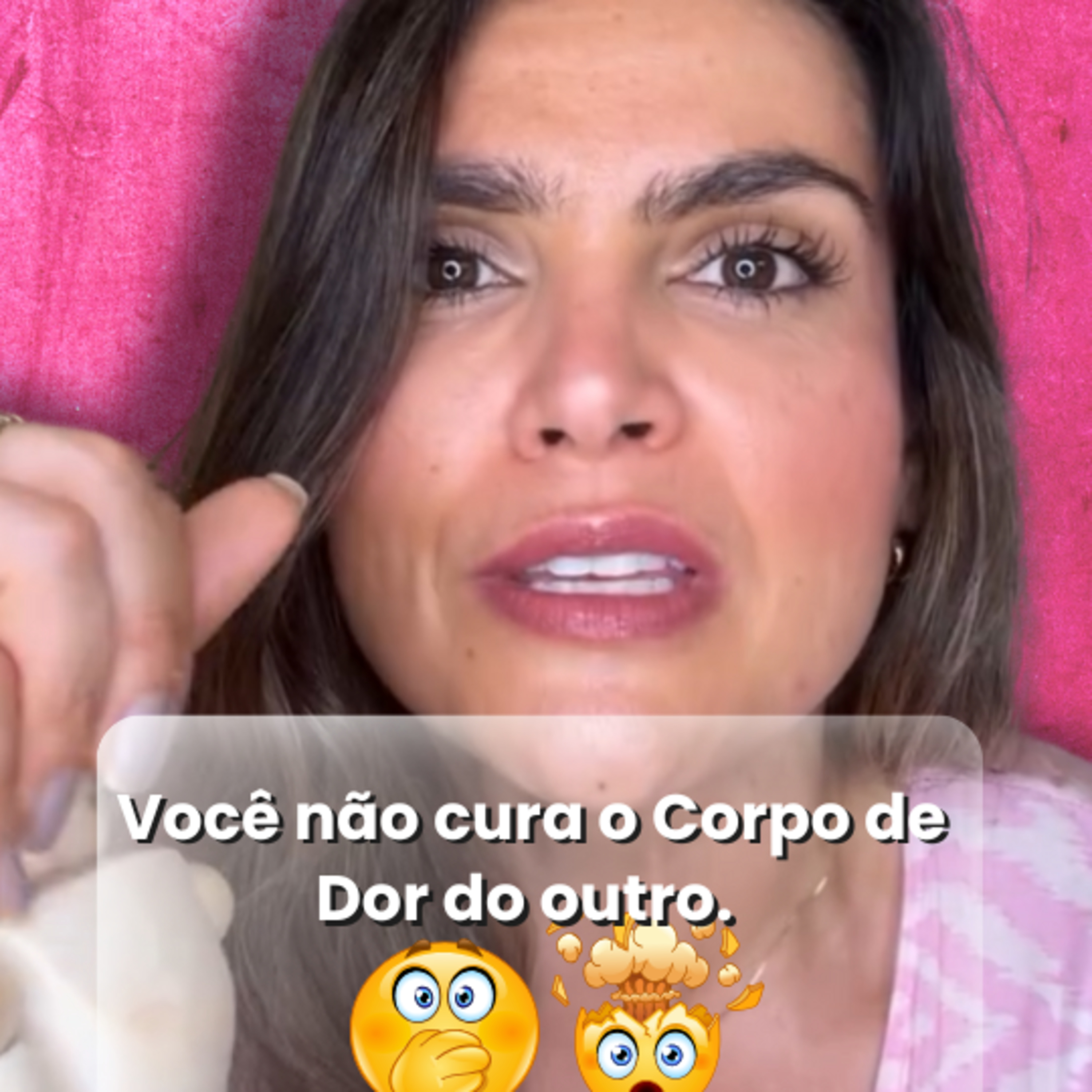 Você não cura o corpo de dor do outro.