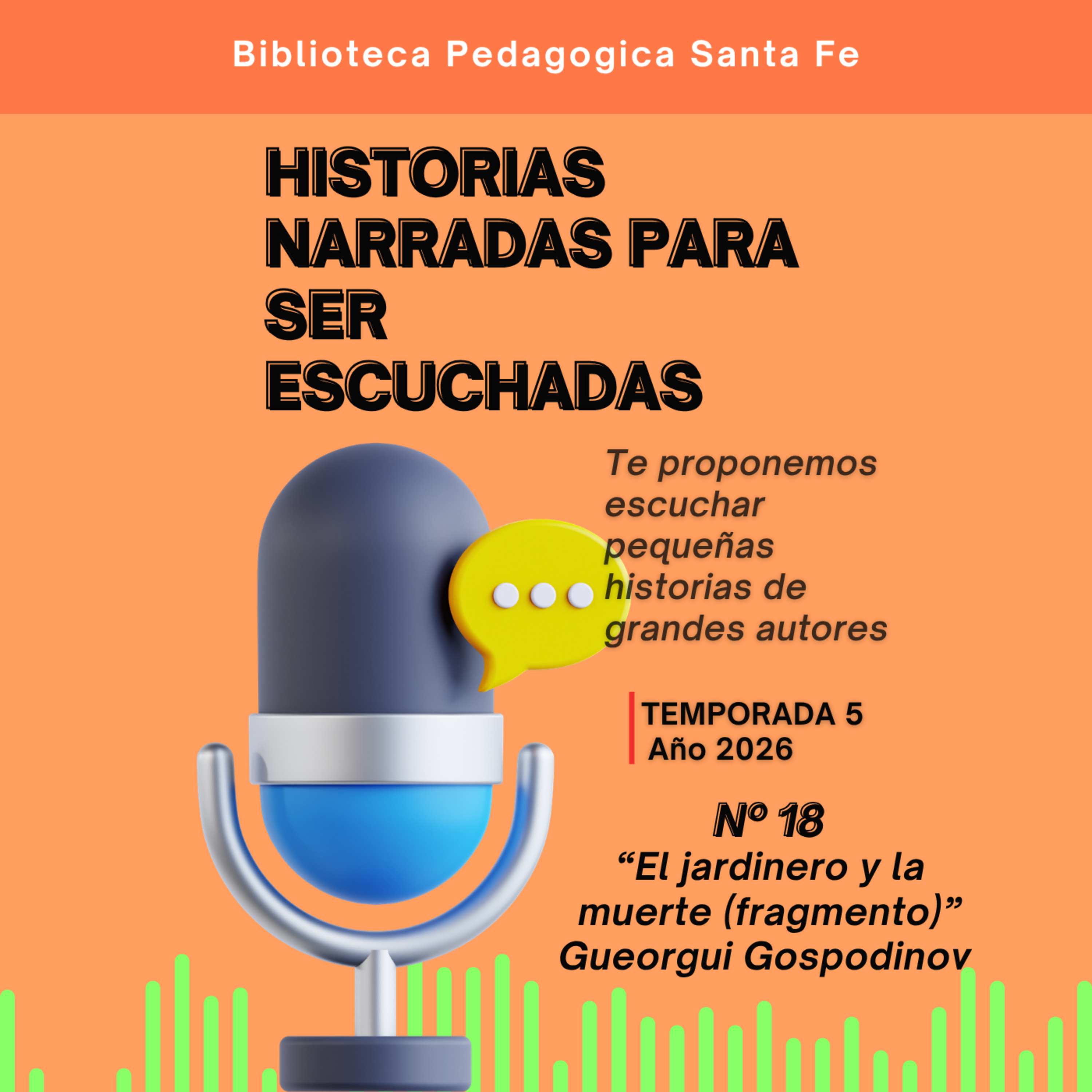 BIBLIO PODCAST - LA BIBLIOTECA SE HACE OIR