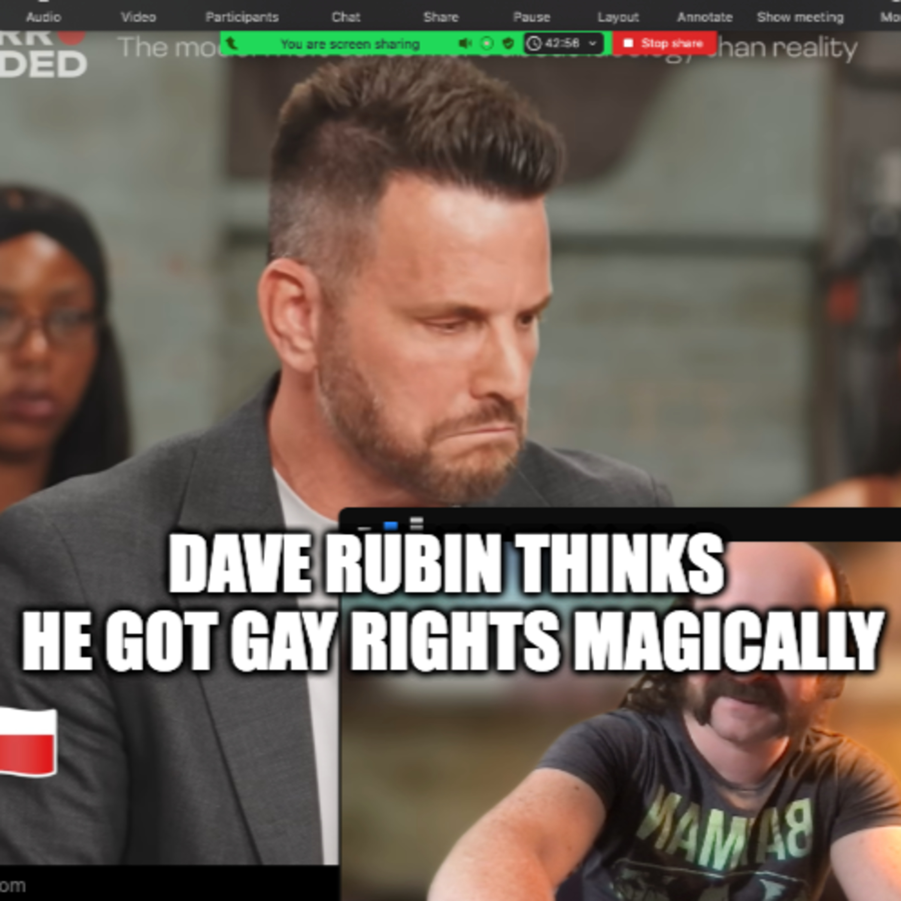 Dave Rubin destroyed on Jubilee part 2: The one with the trans stuff. episode artwork