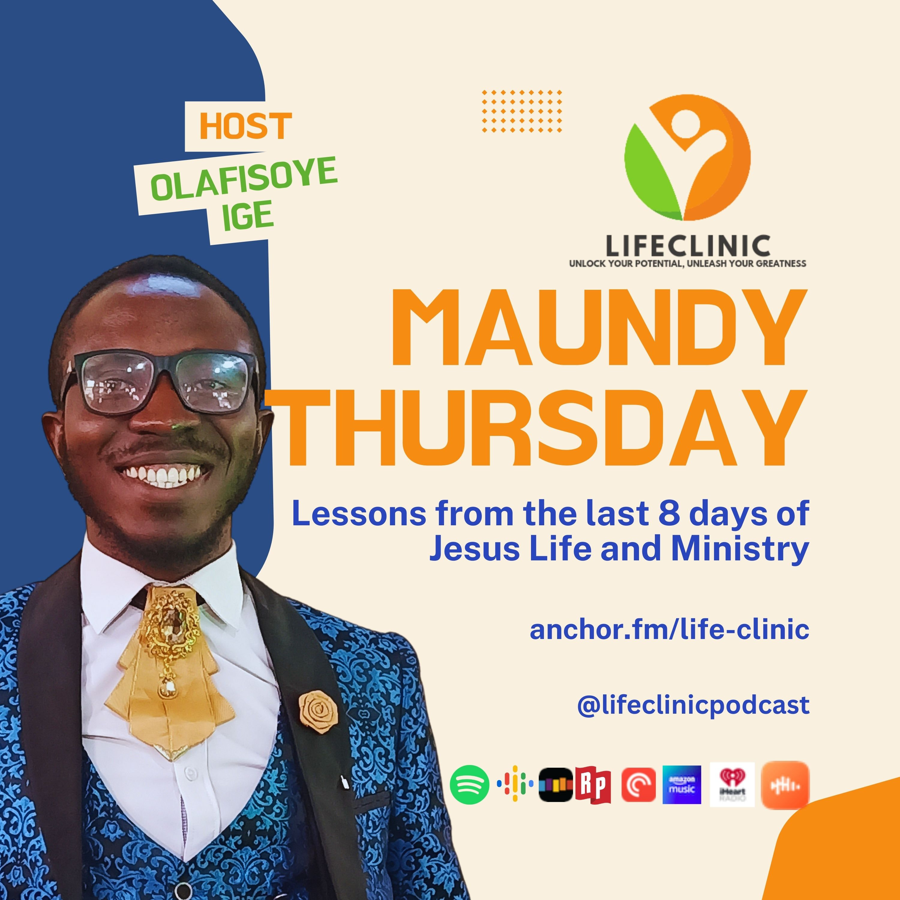 Maundy Thursday- Lessons from the last 8 days of Jesus Life and Ministry episode artwork