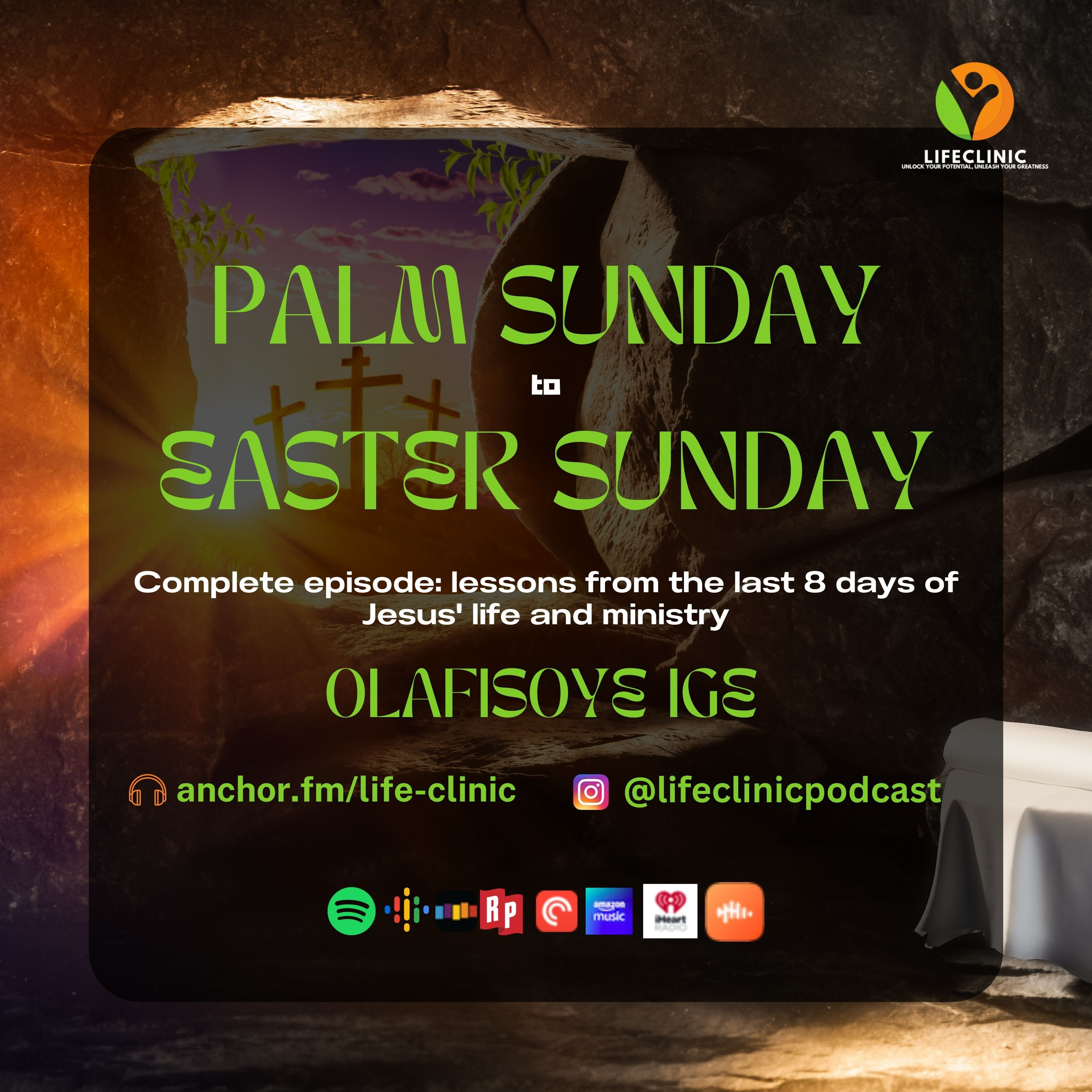 Palm Sunday to Easter Sunday- Lessons From the Last 8 Days of Jesus' Life and Ministry  episode artwork