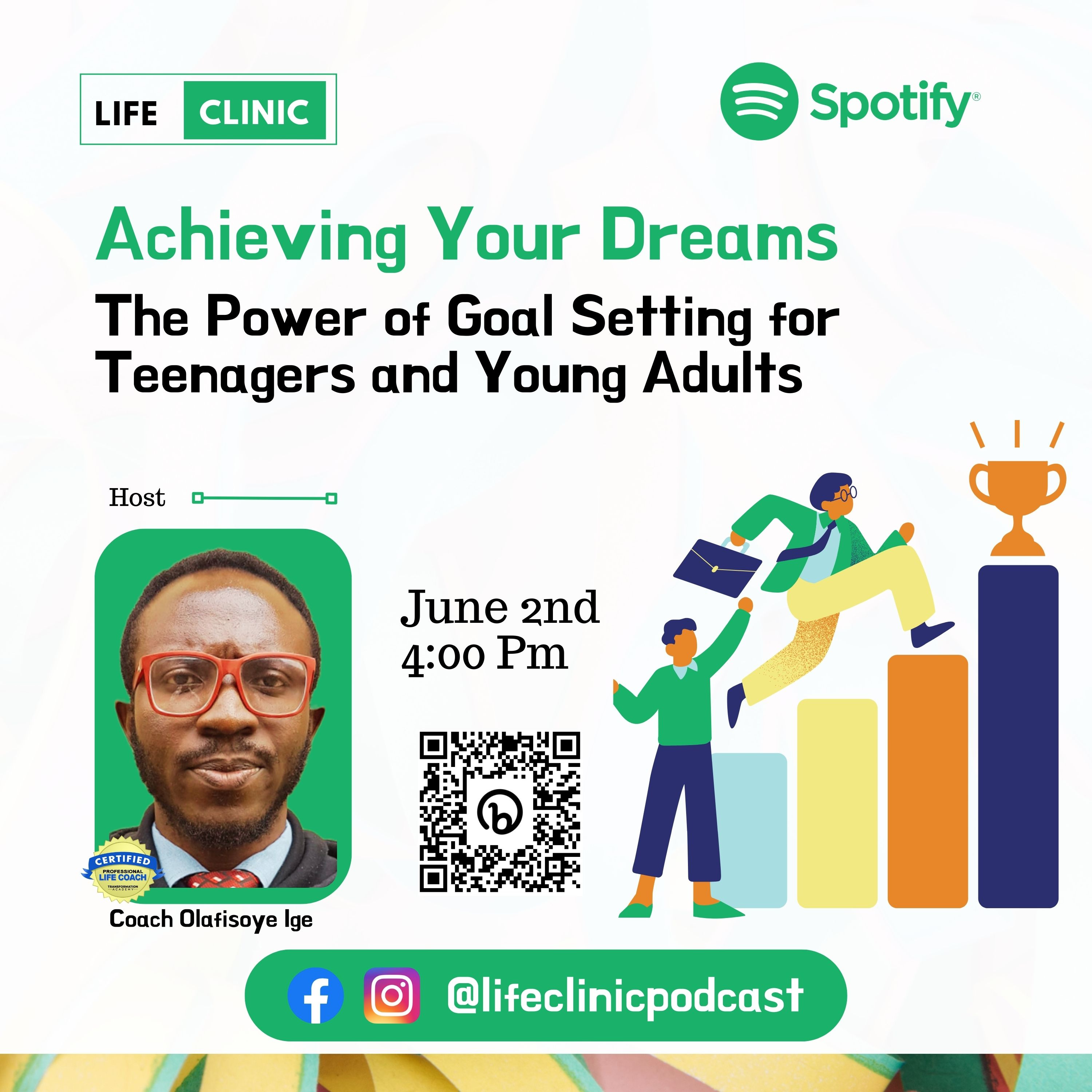 Achieving your Dreams: The Power of Goal Settings for Teenagers and Young Adults episode artwork